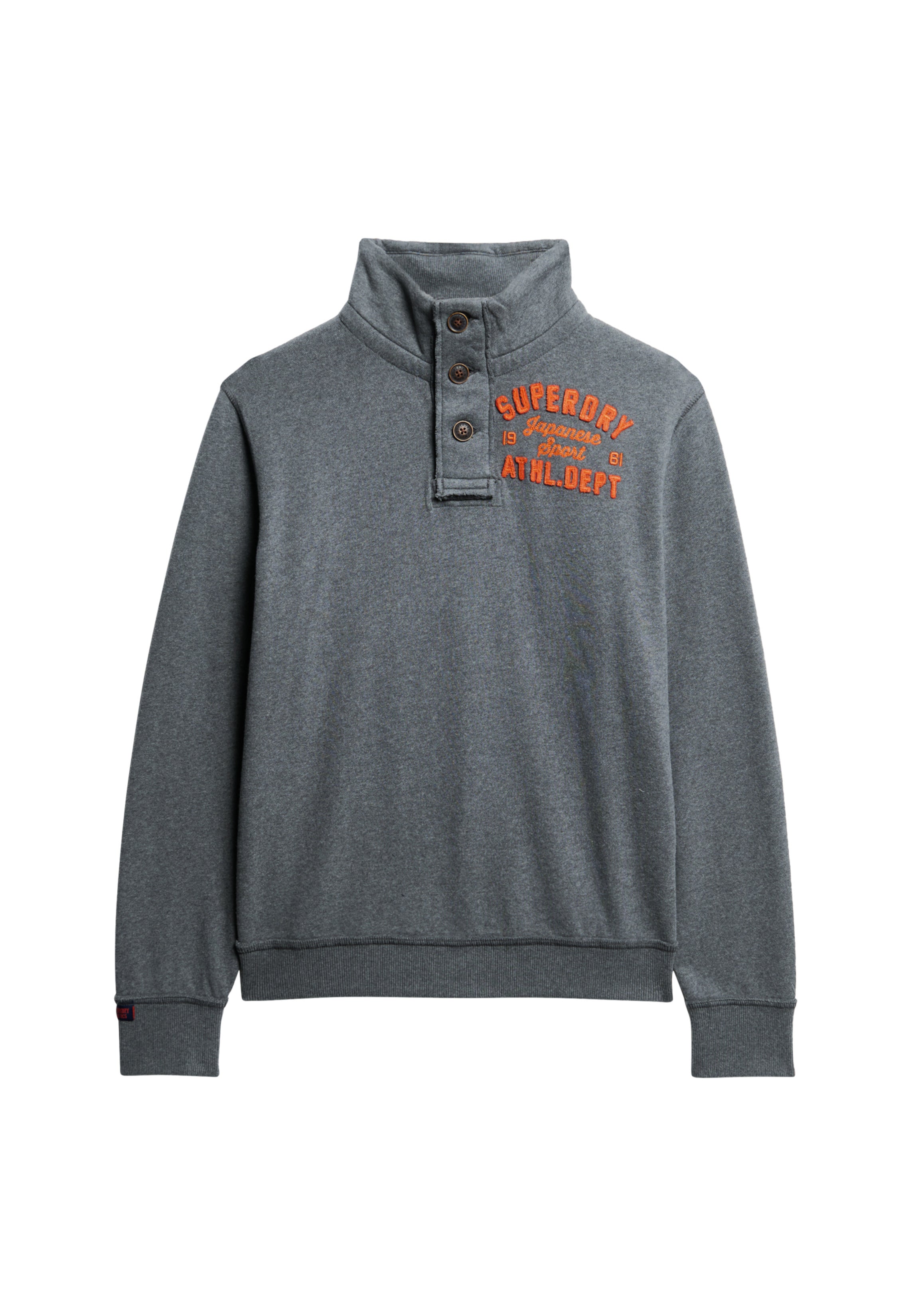 Vintage Athletic Half Button Sweatshirt