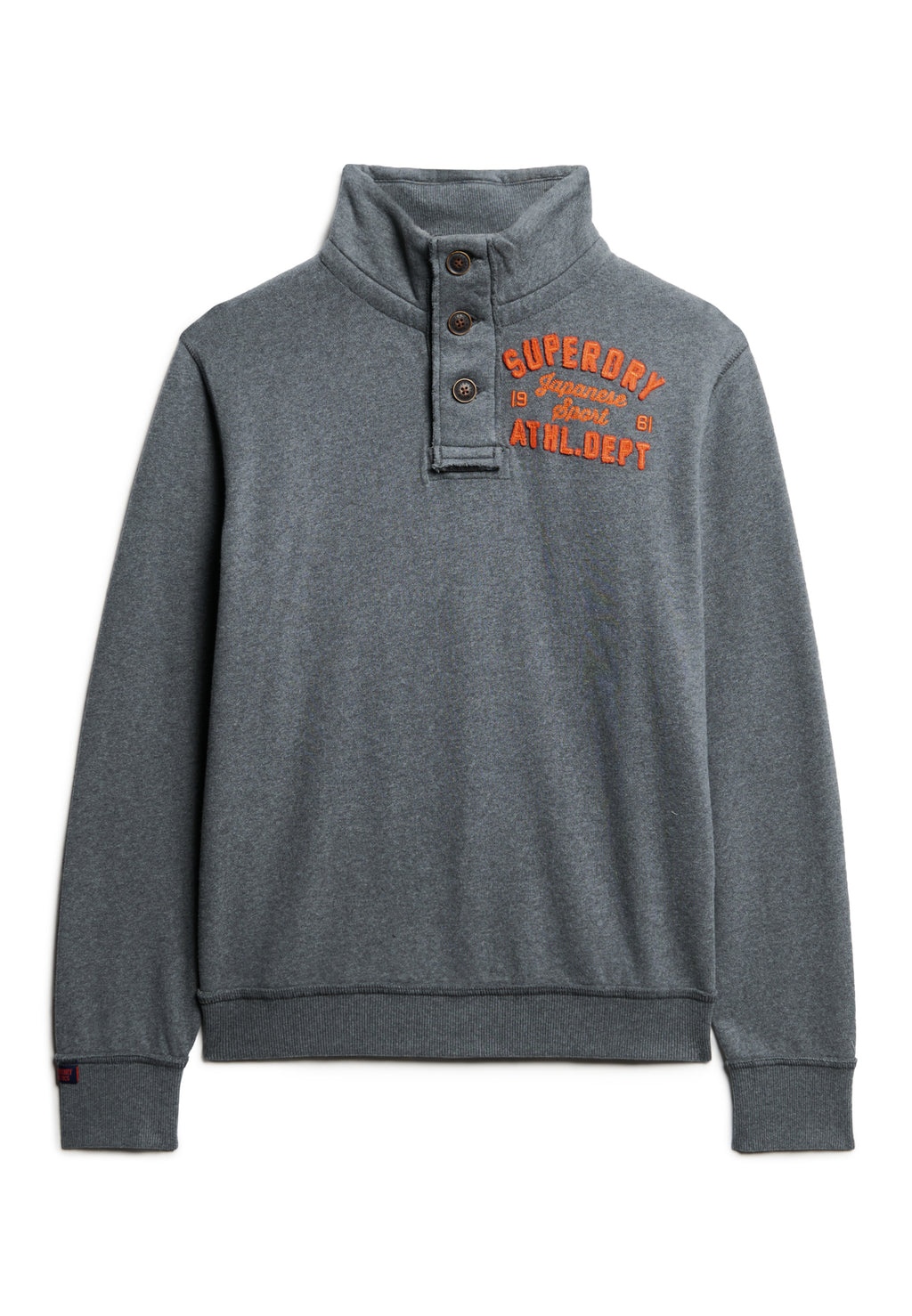 Vintage Athletic Half Button Sweatshirt