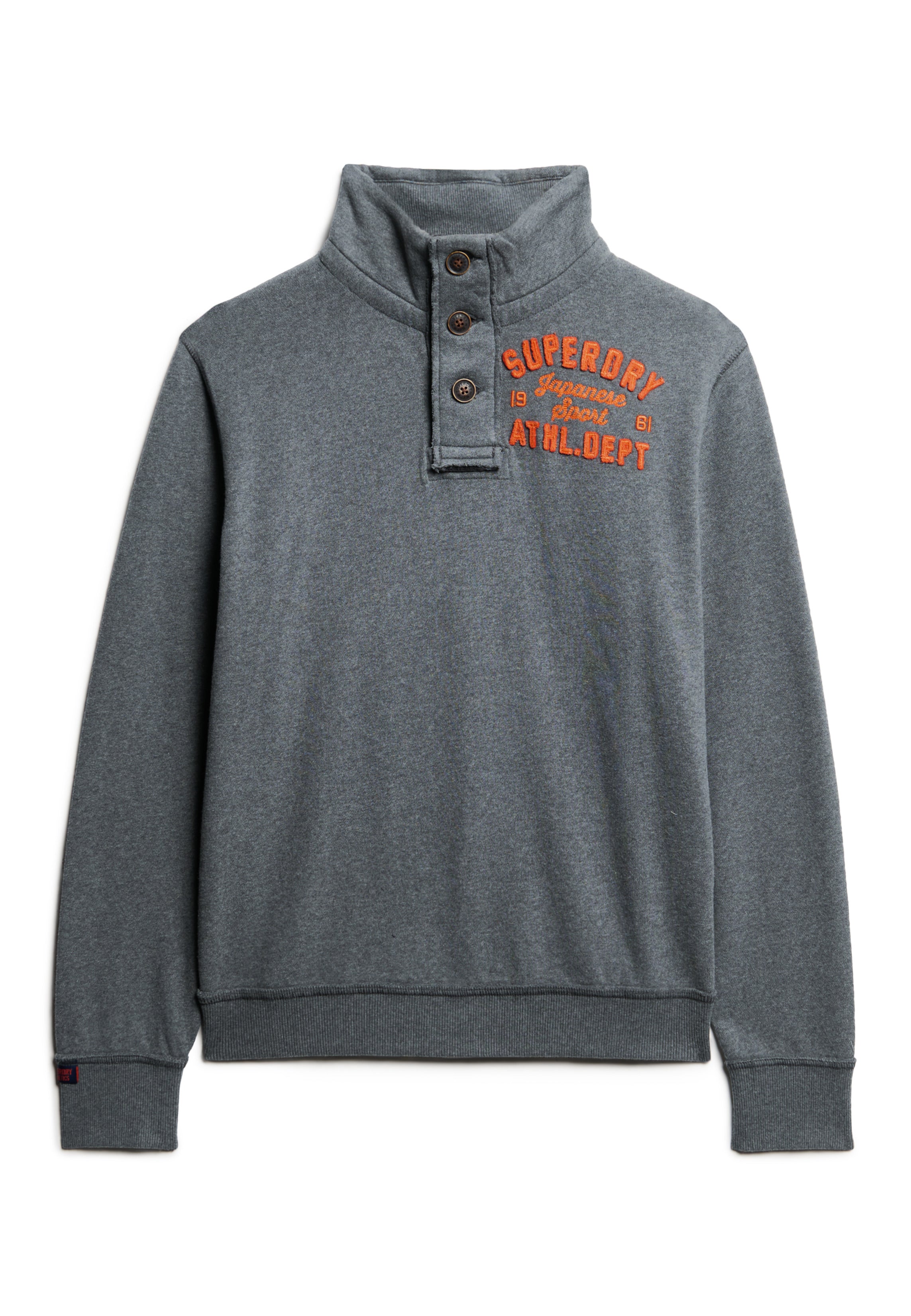 Vintage Athletic Half Button Sweatshirt