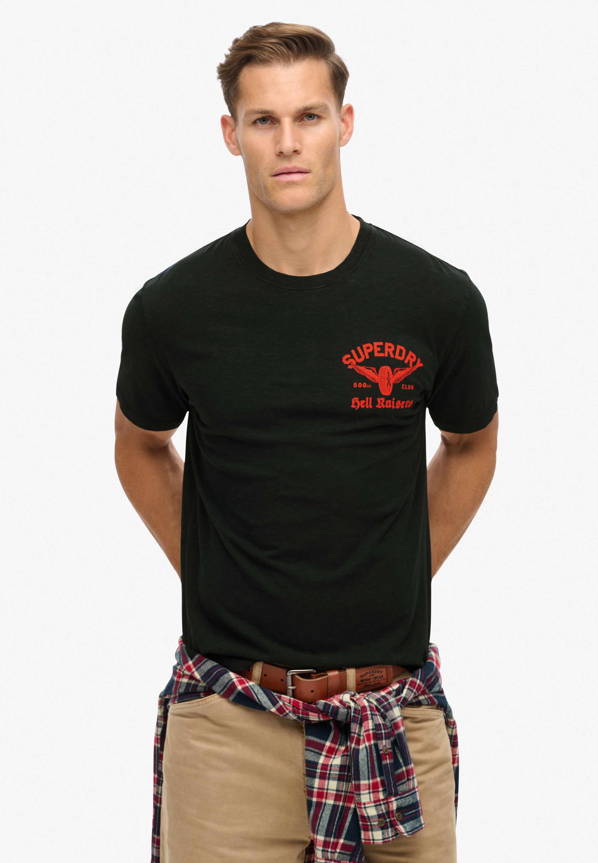 Biker Graphic Loose T-Shirt
