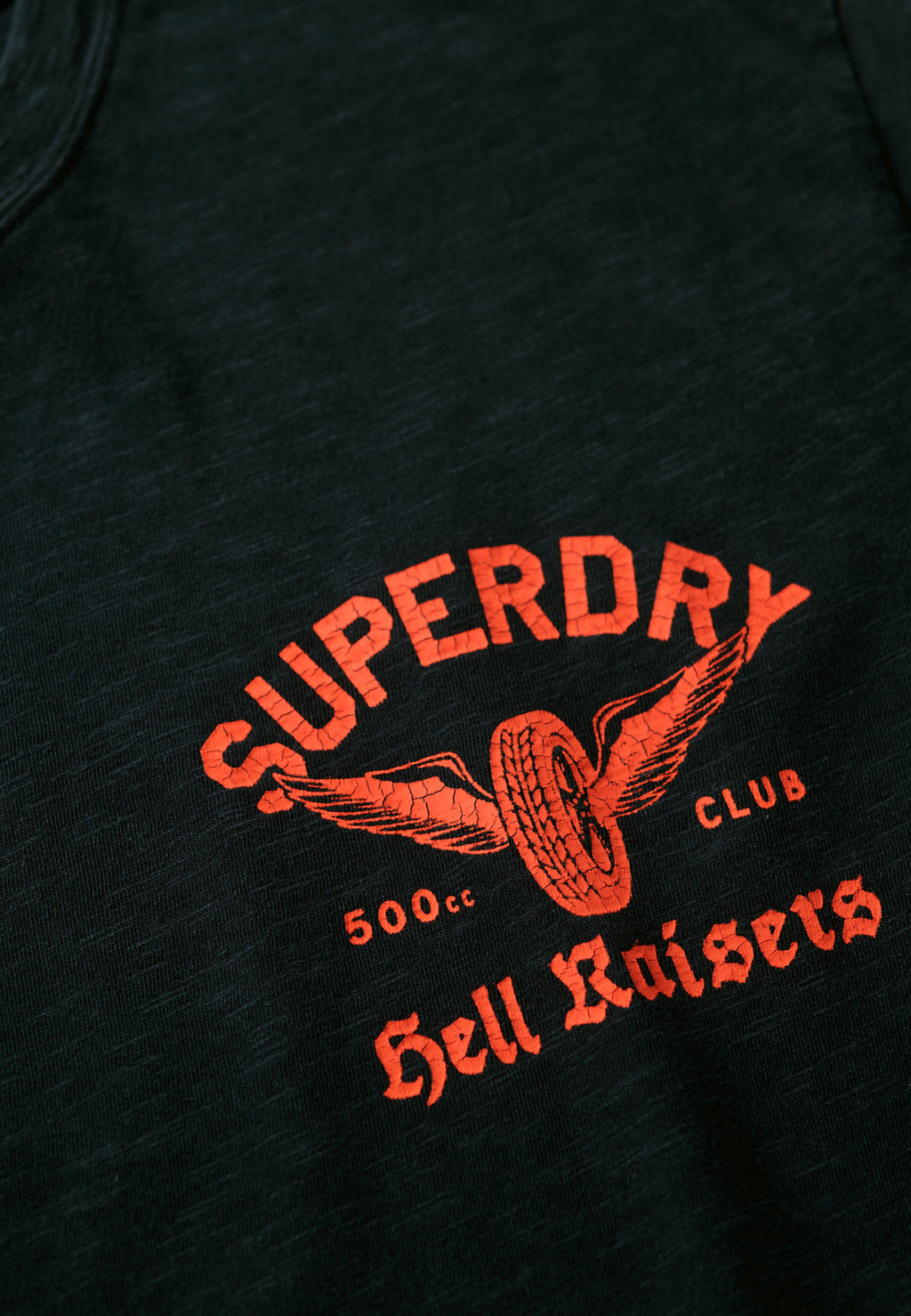 Biker Graphic Loose T-Shirt