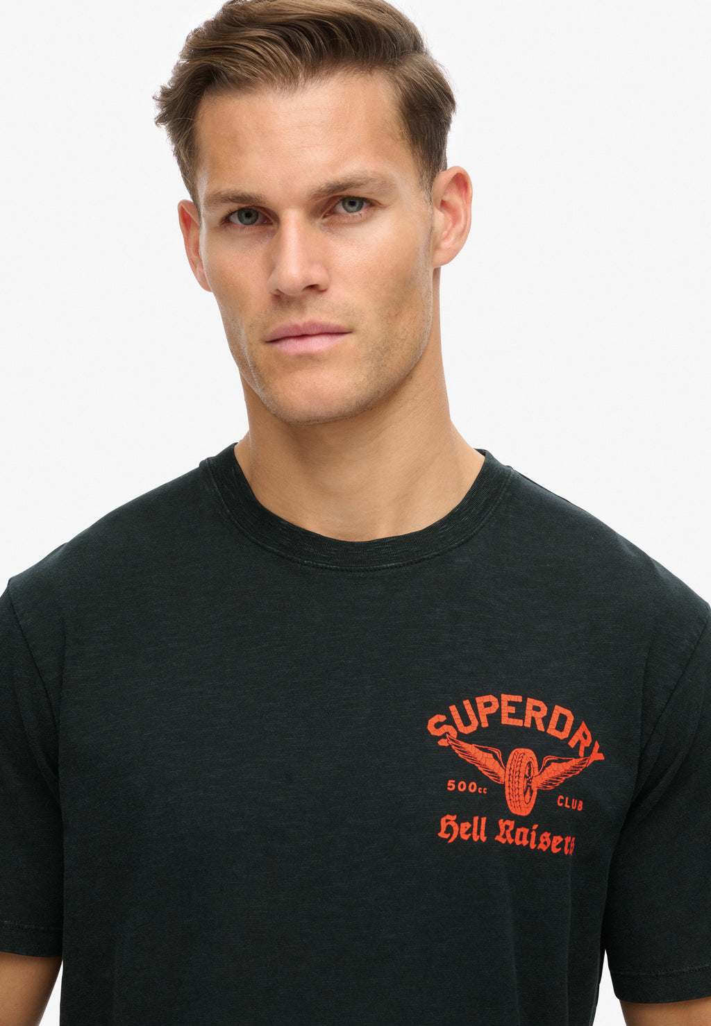 Biker Graphic Loose T-Shirt