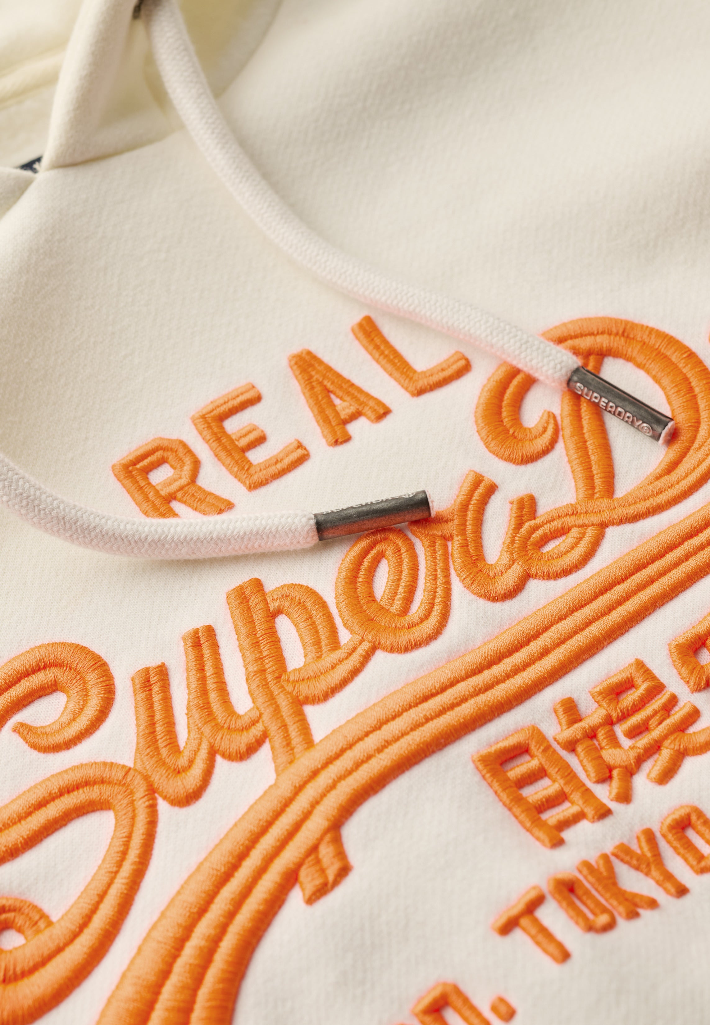 Neon Vintage Logo Embroidered Graphic Hoodie