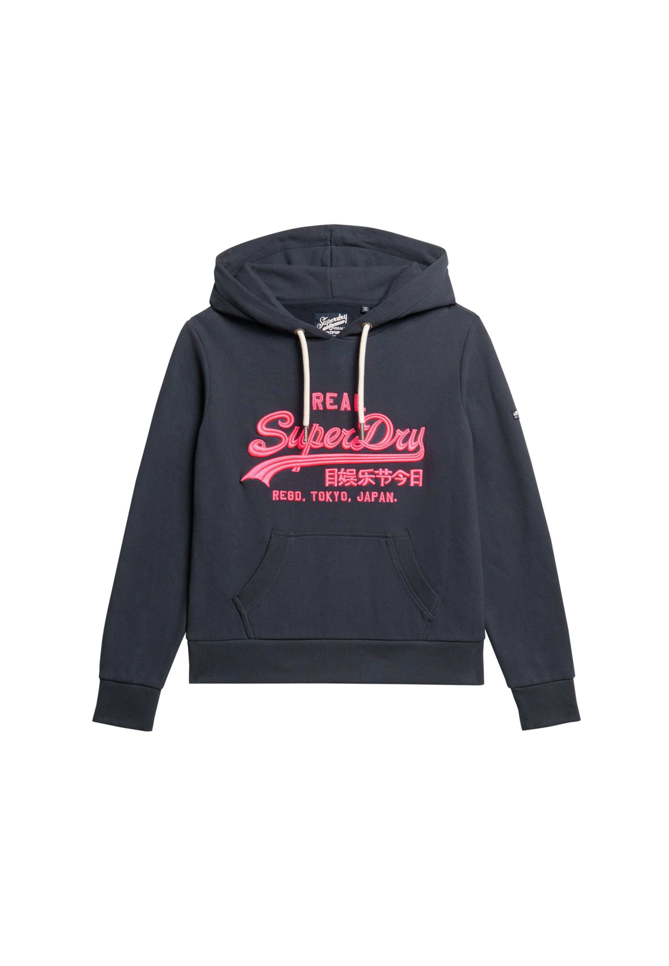 Neon Vintage Logo Embroidered Graphic Hoodie