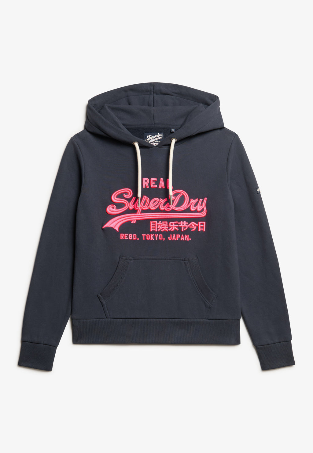 Neon Vintage Logo Embroidered Graphic Hoodie