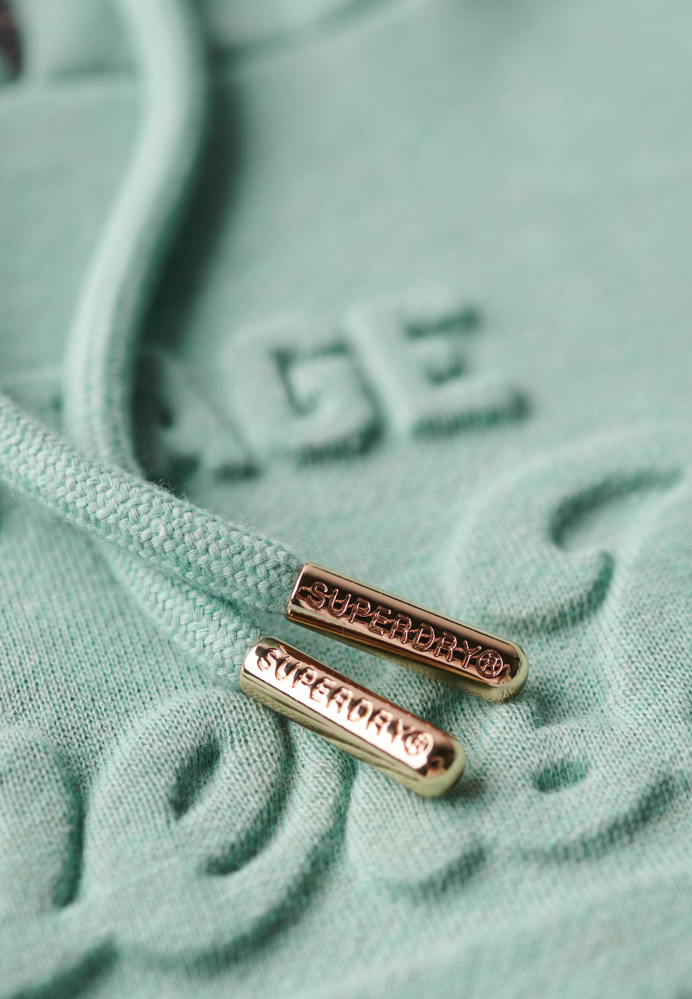 Embossed Vintage Logo Graphic Hoodie