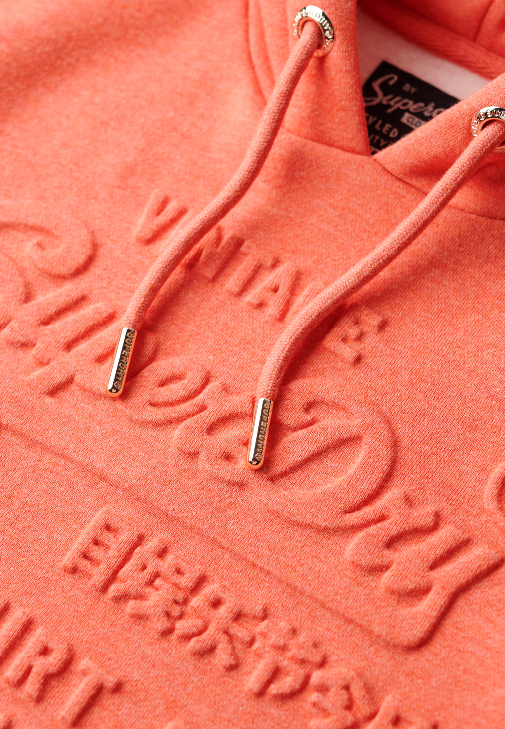 Embossed Vintage Logo Graphic Hoodie