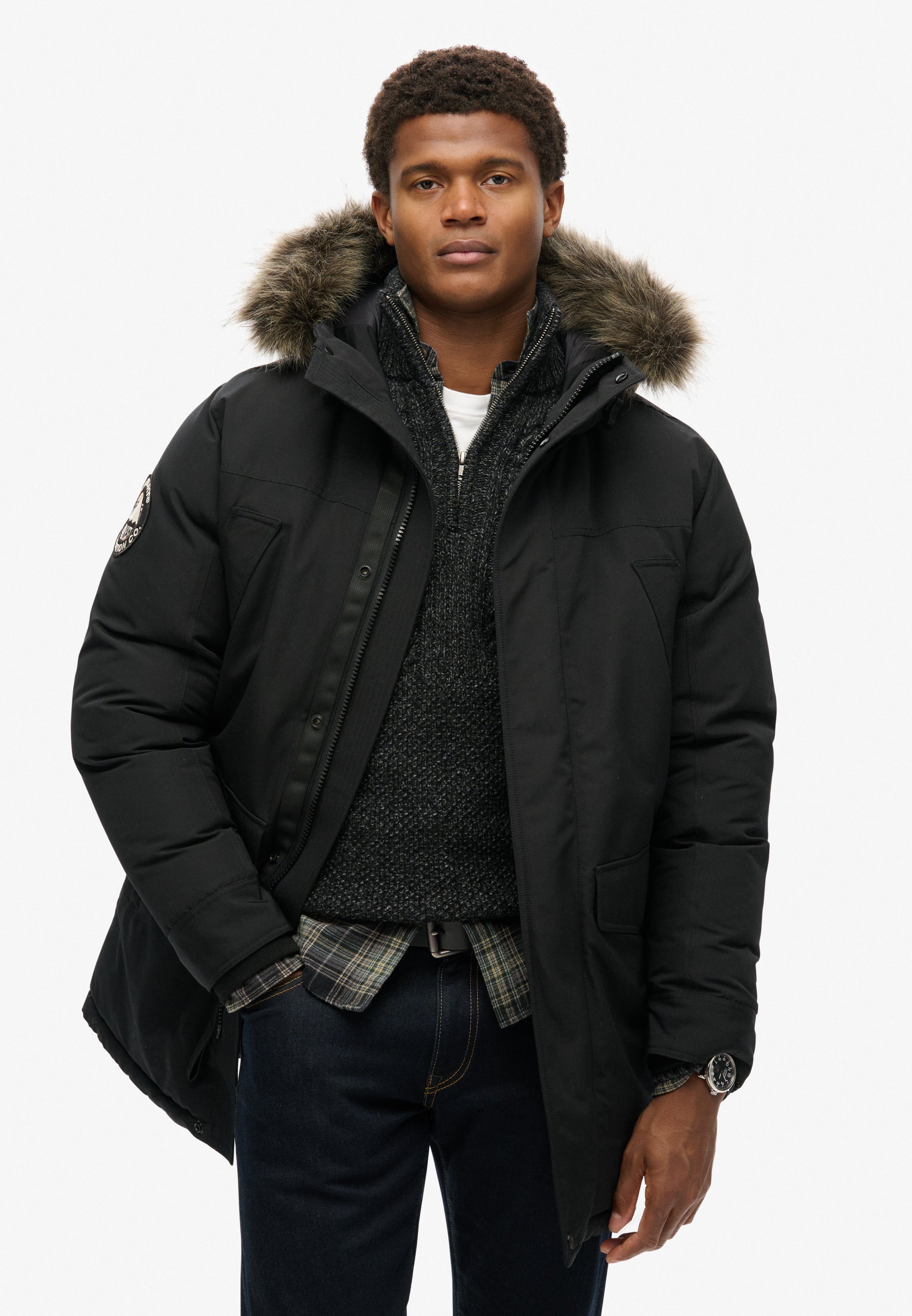 Everest Faux Fur Parka Jacket