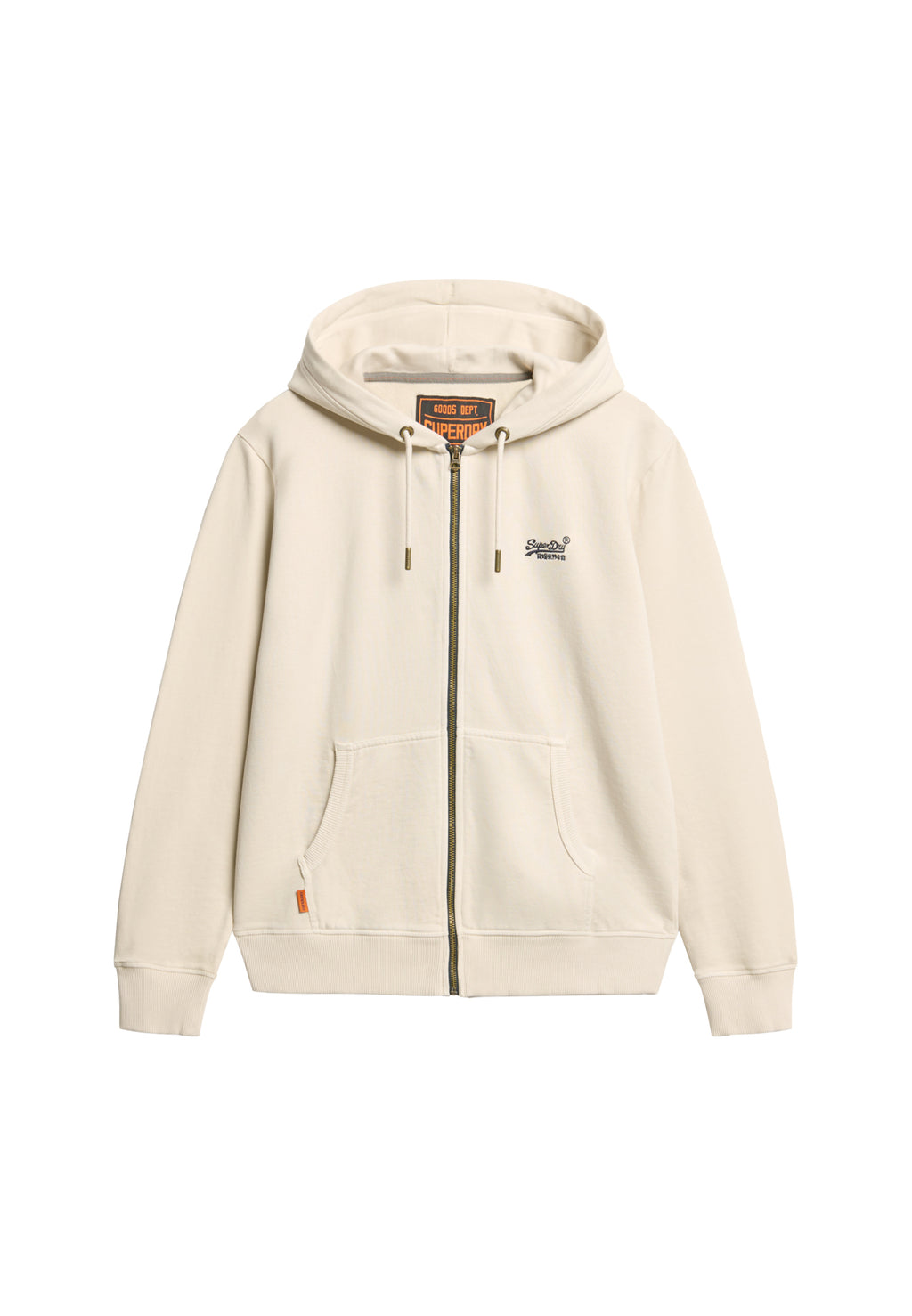 Essential Logo Washed Zip Hoodie