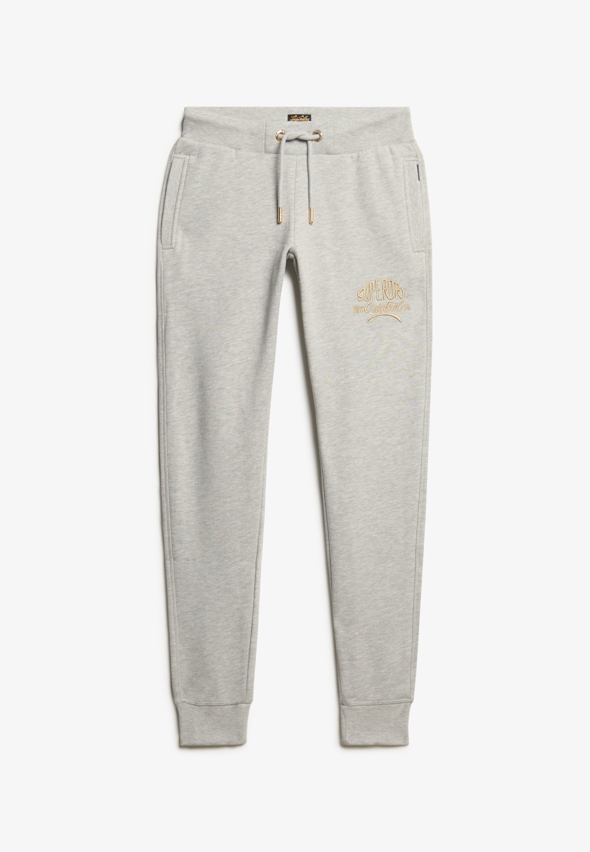 Luxe Metallic Logo Slim Joggers