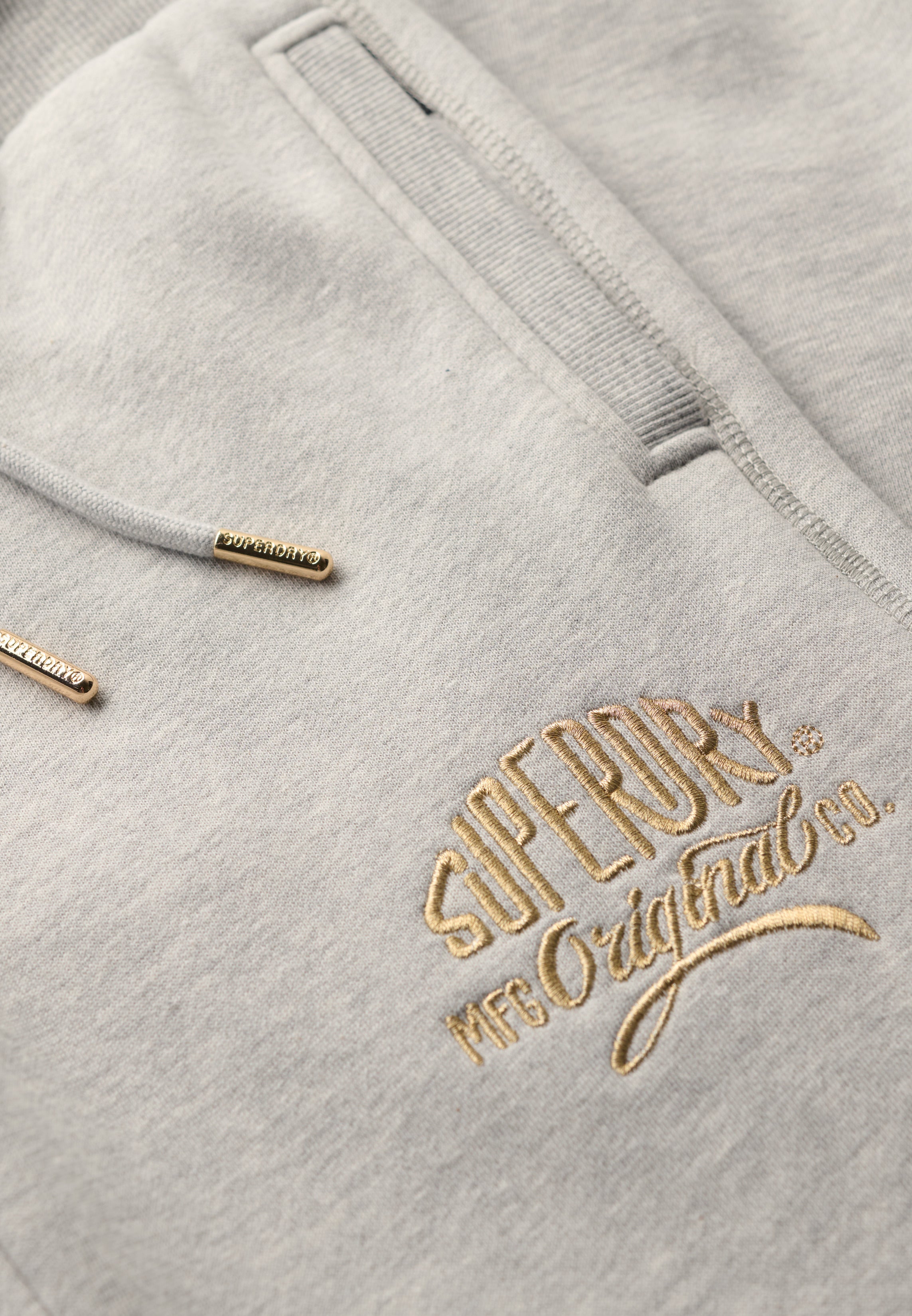 Luxe Metallic Logo Slim Joggers