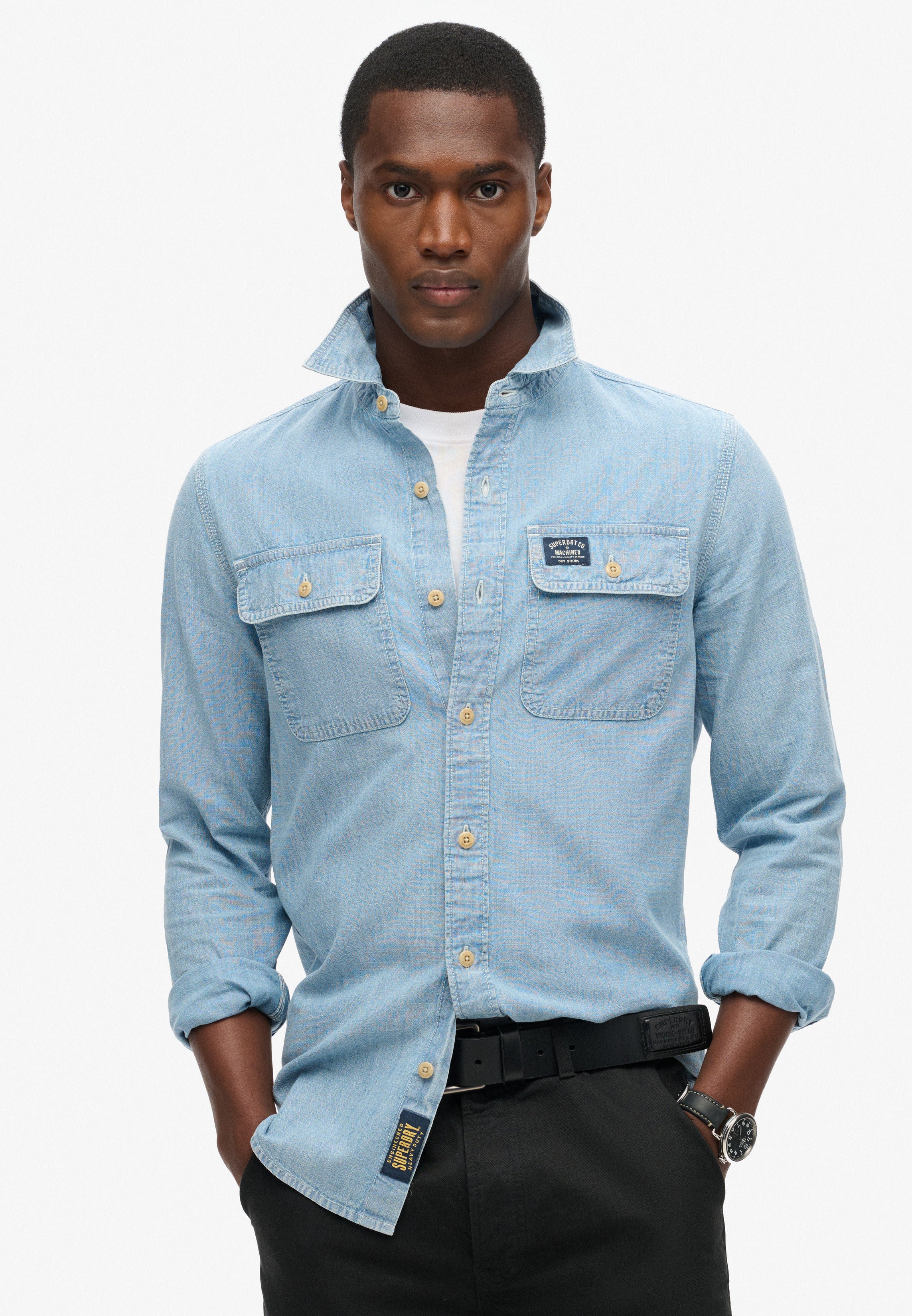 Cotton Workwear Long Sleeve Shirt