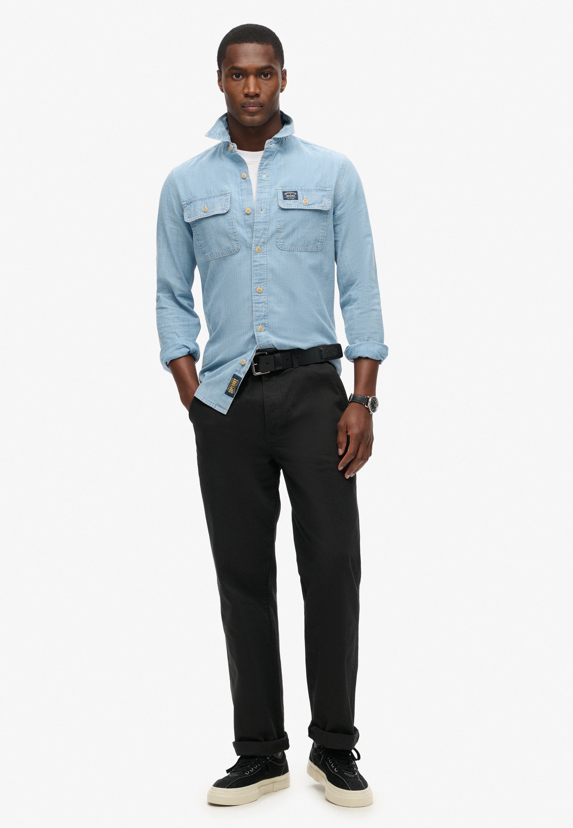 Cotton Workwear Long Sleeve Shirt