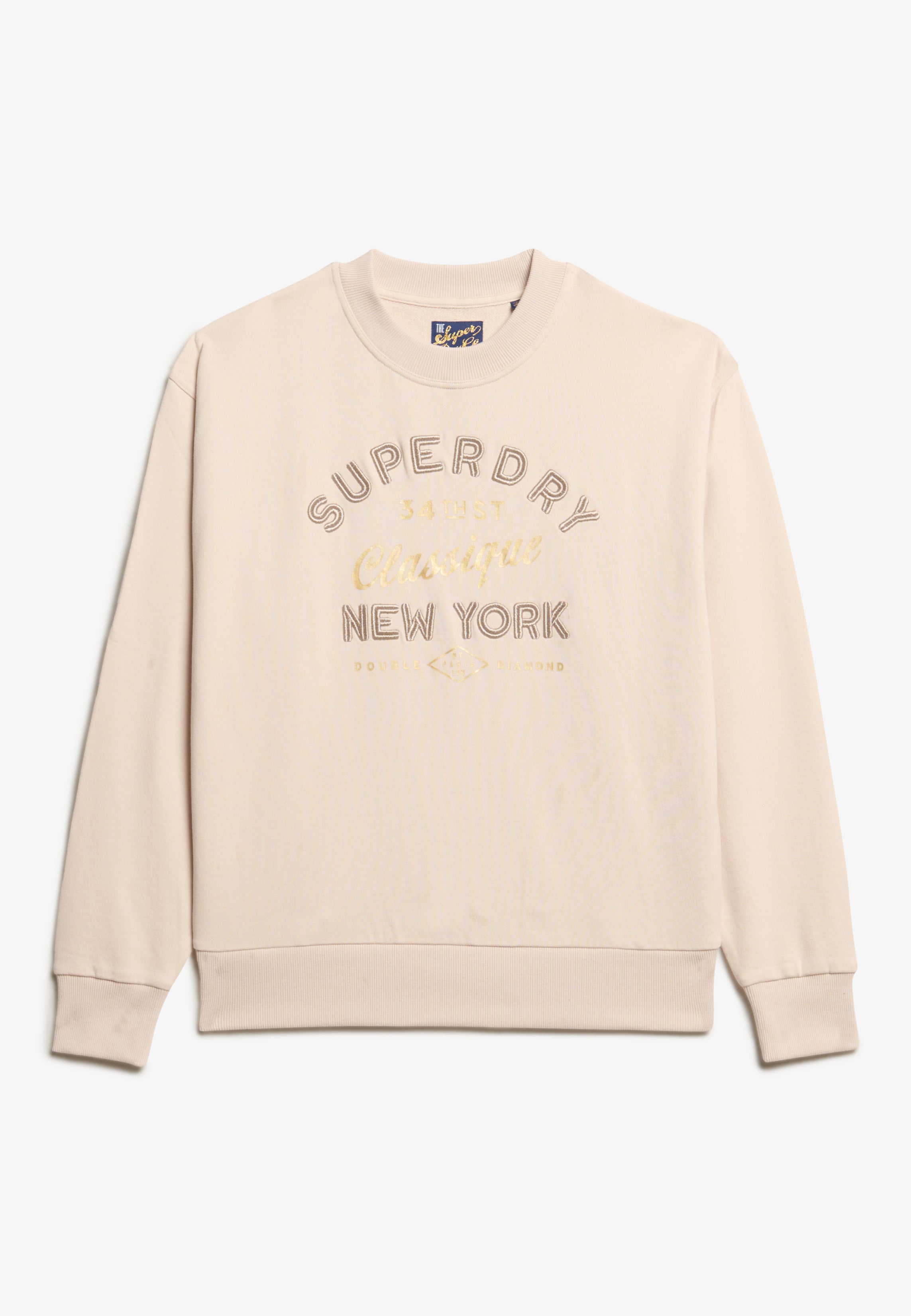 Luxe Metallic Loose Sweatshirt