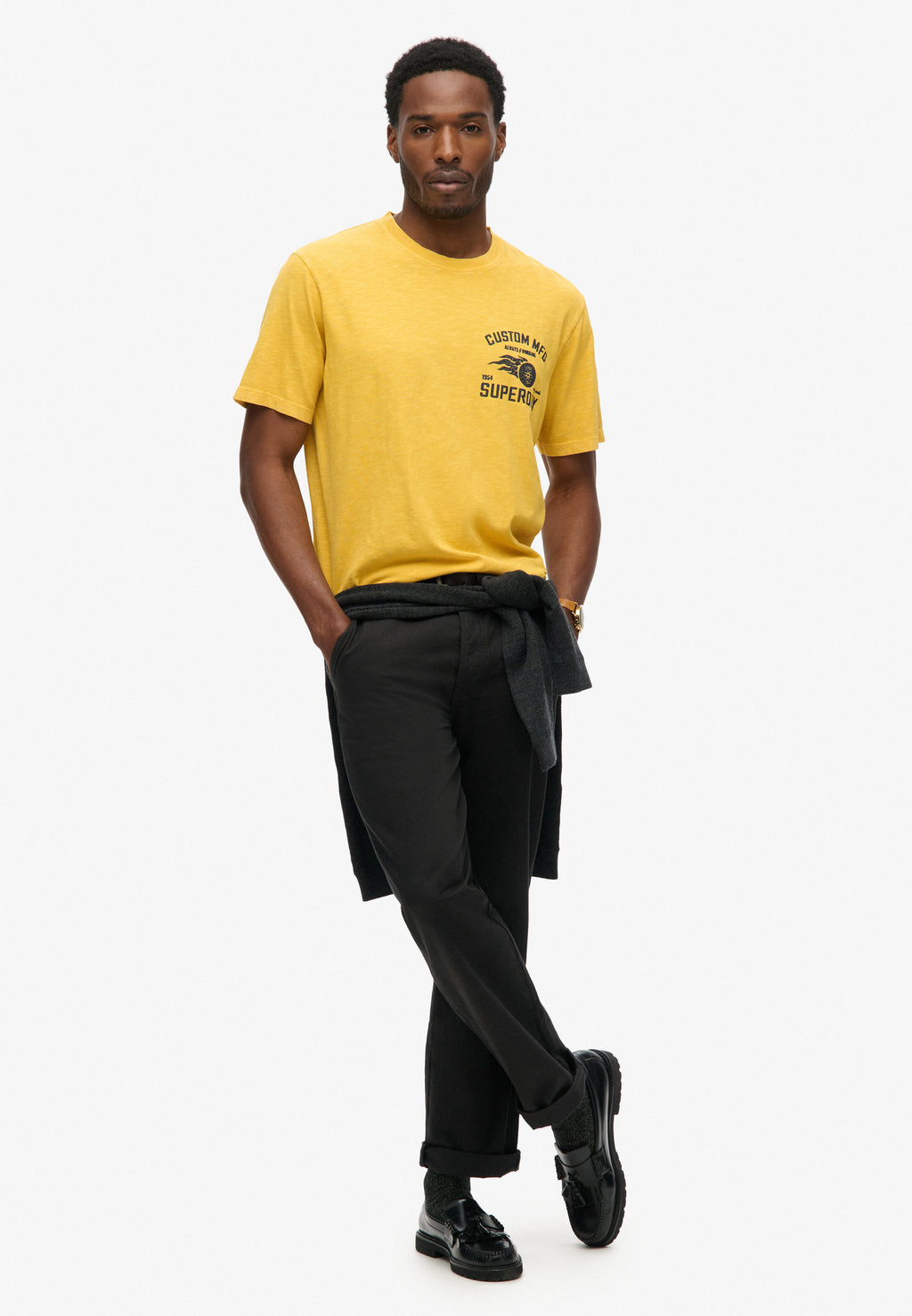 Biker Graphic Loose T-Shirt