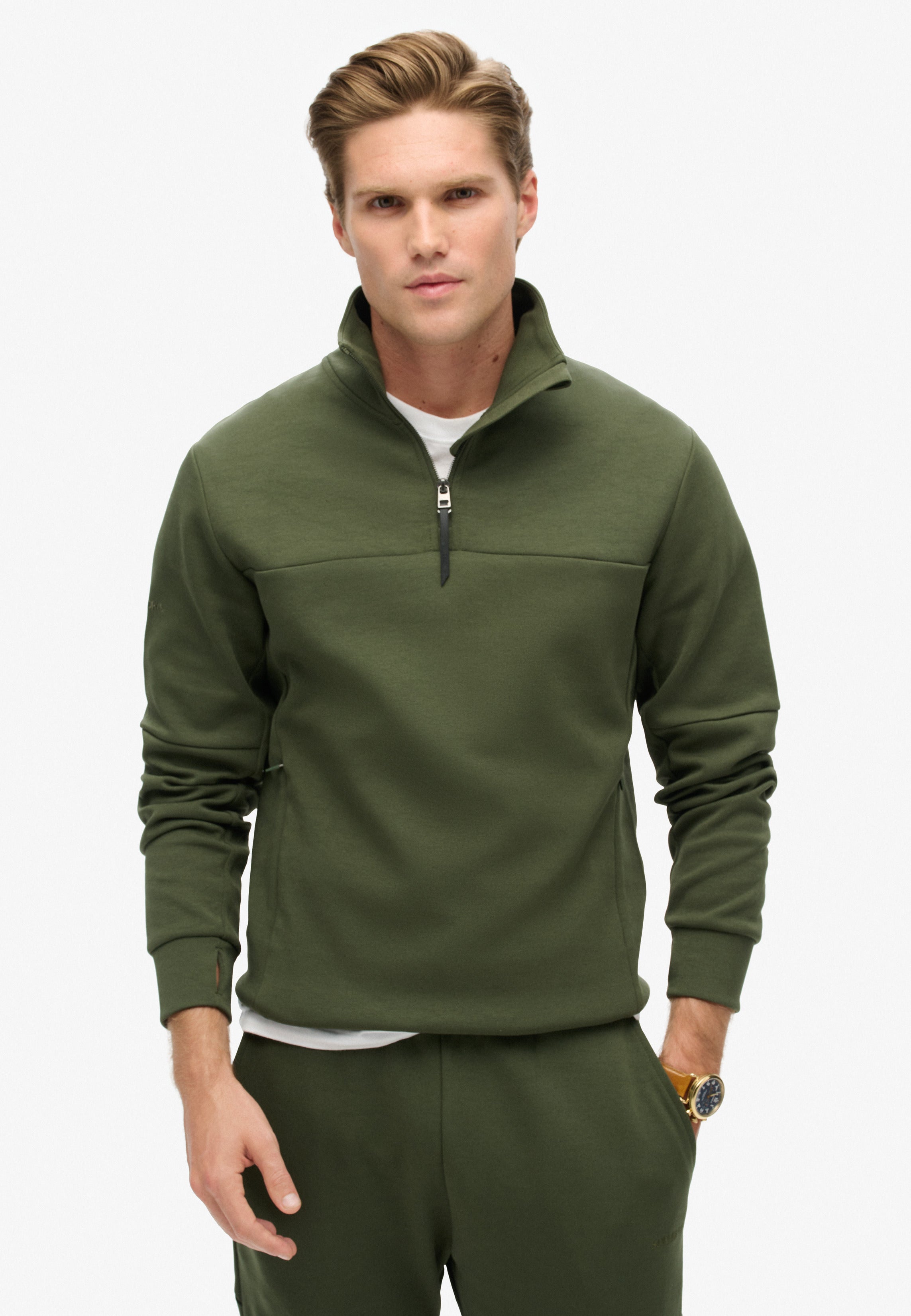 Tech Loose Half Zip Sweatshirt