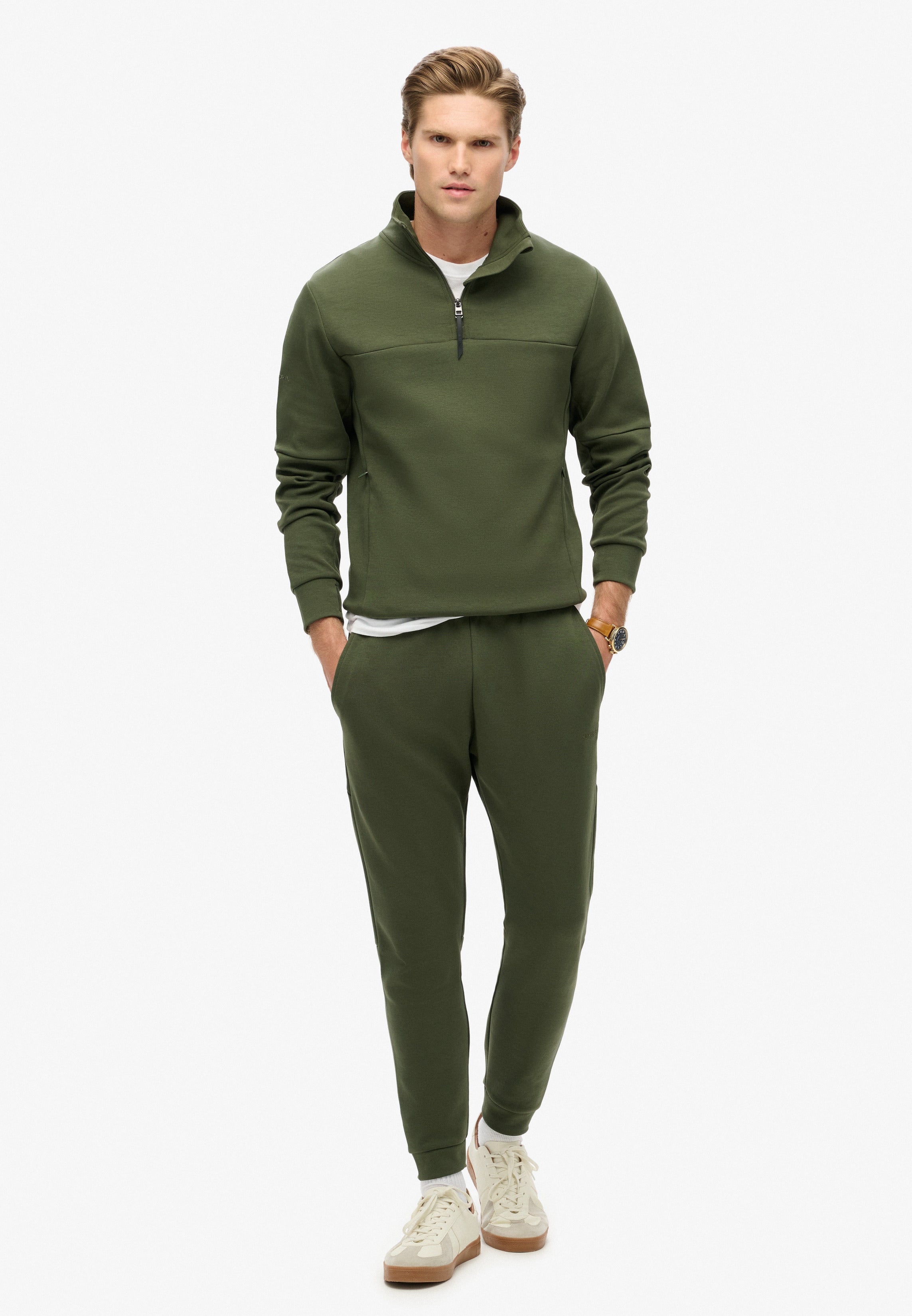 Tech Loose Half Zip Sweatshirt
