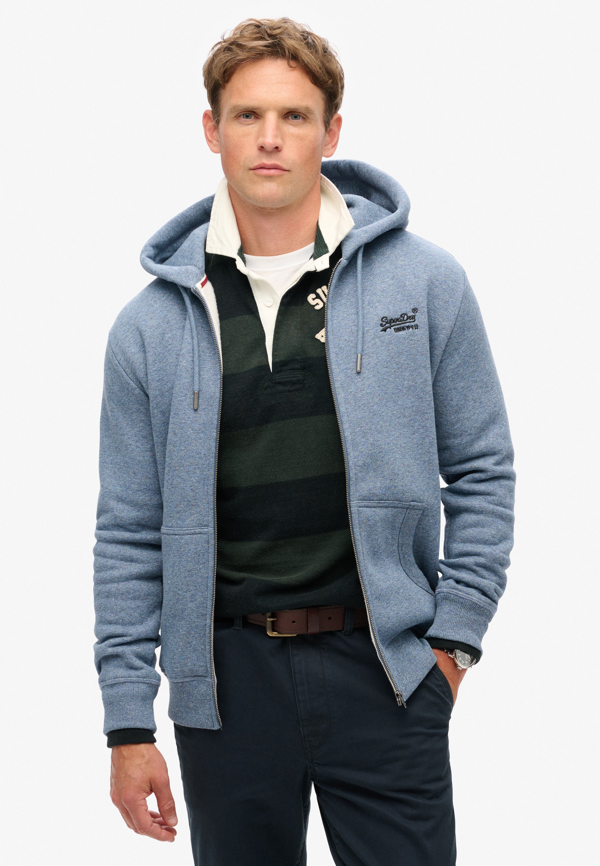 Essential Logo Zip Hoodie