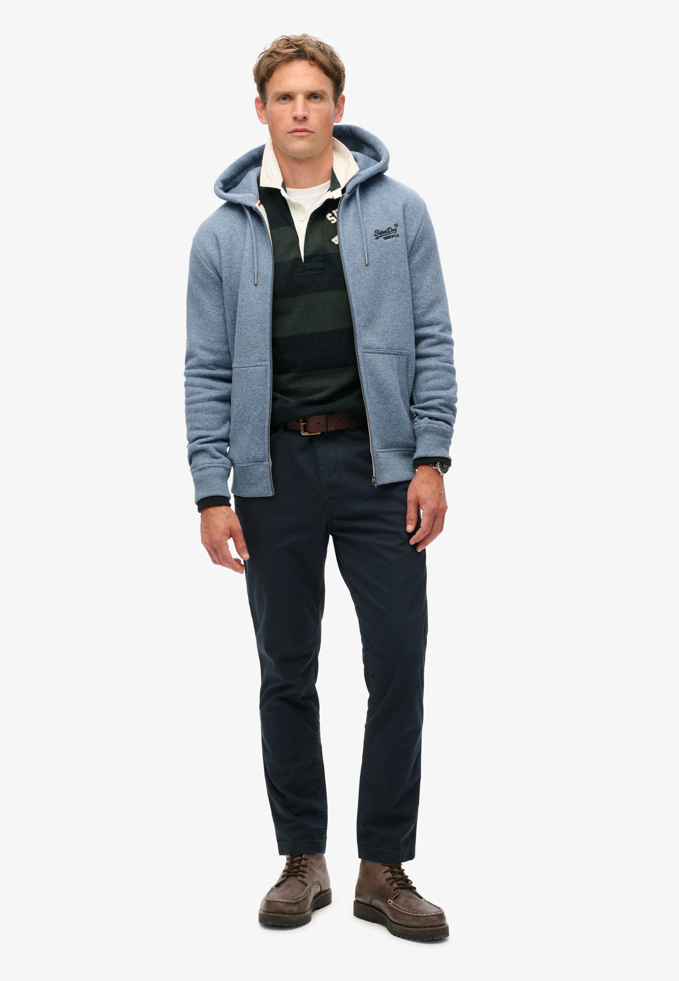 Essential Logo Zip Hoodie