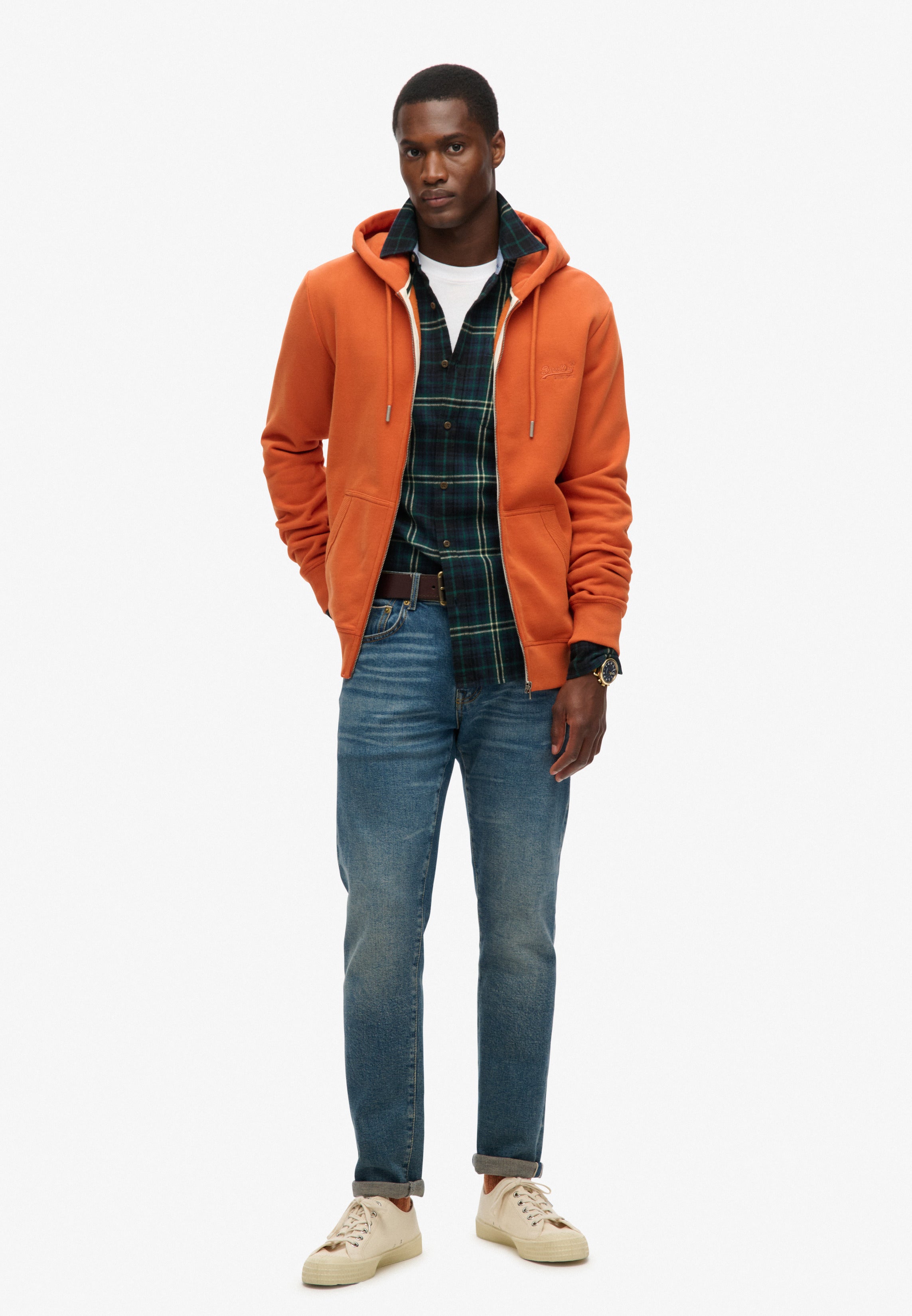 Essential Logo Zip Hoodie