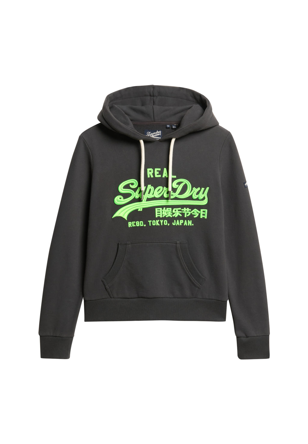 Neon Vintage Logo Embroidered Graphic Hoodie