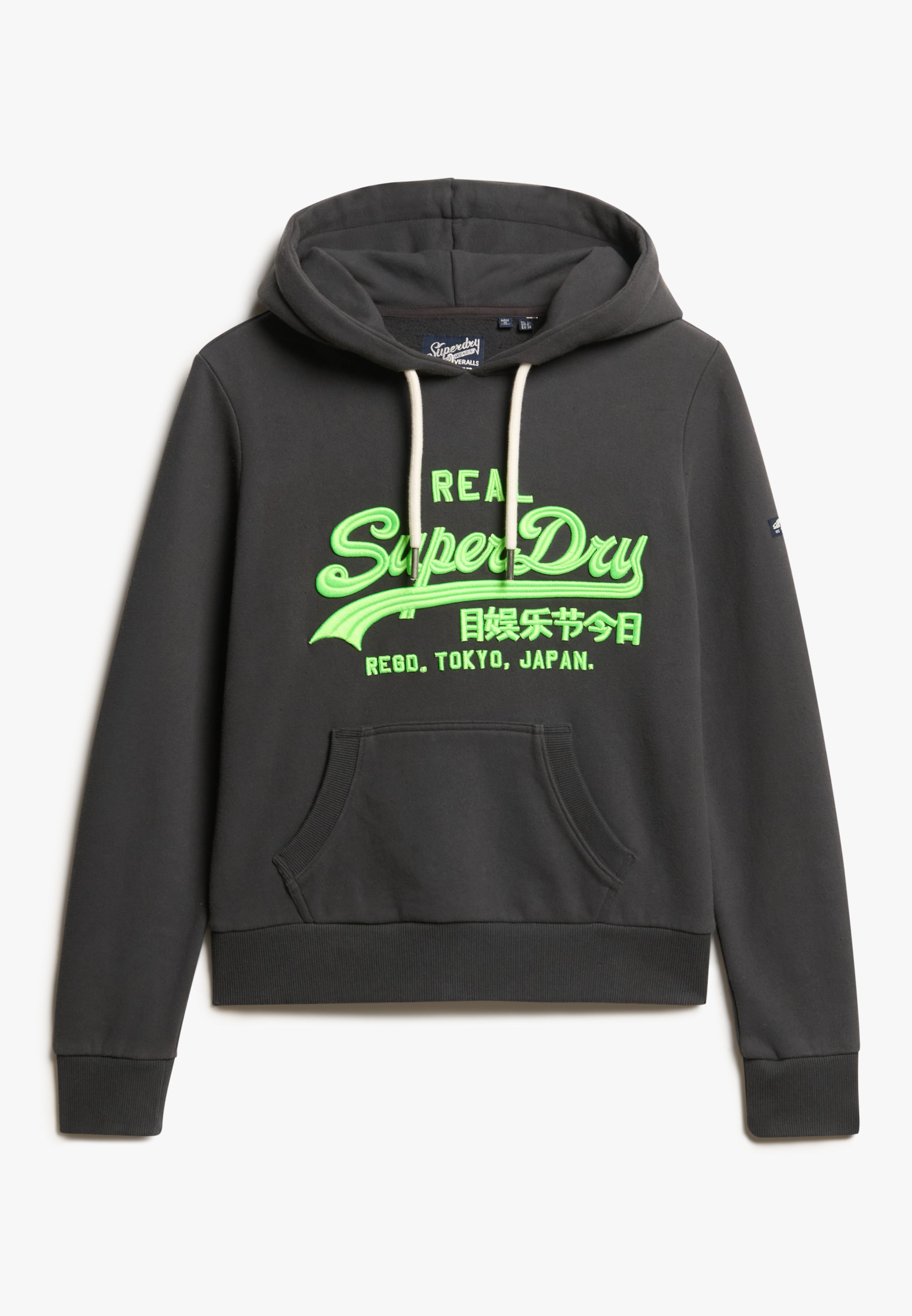 Neon Vintage Logo Embroidered Graphic Hoodie
