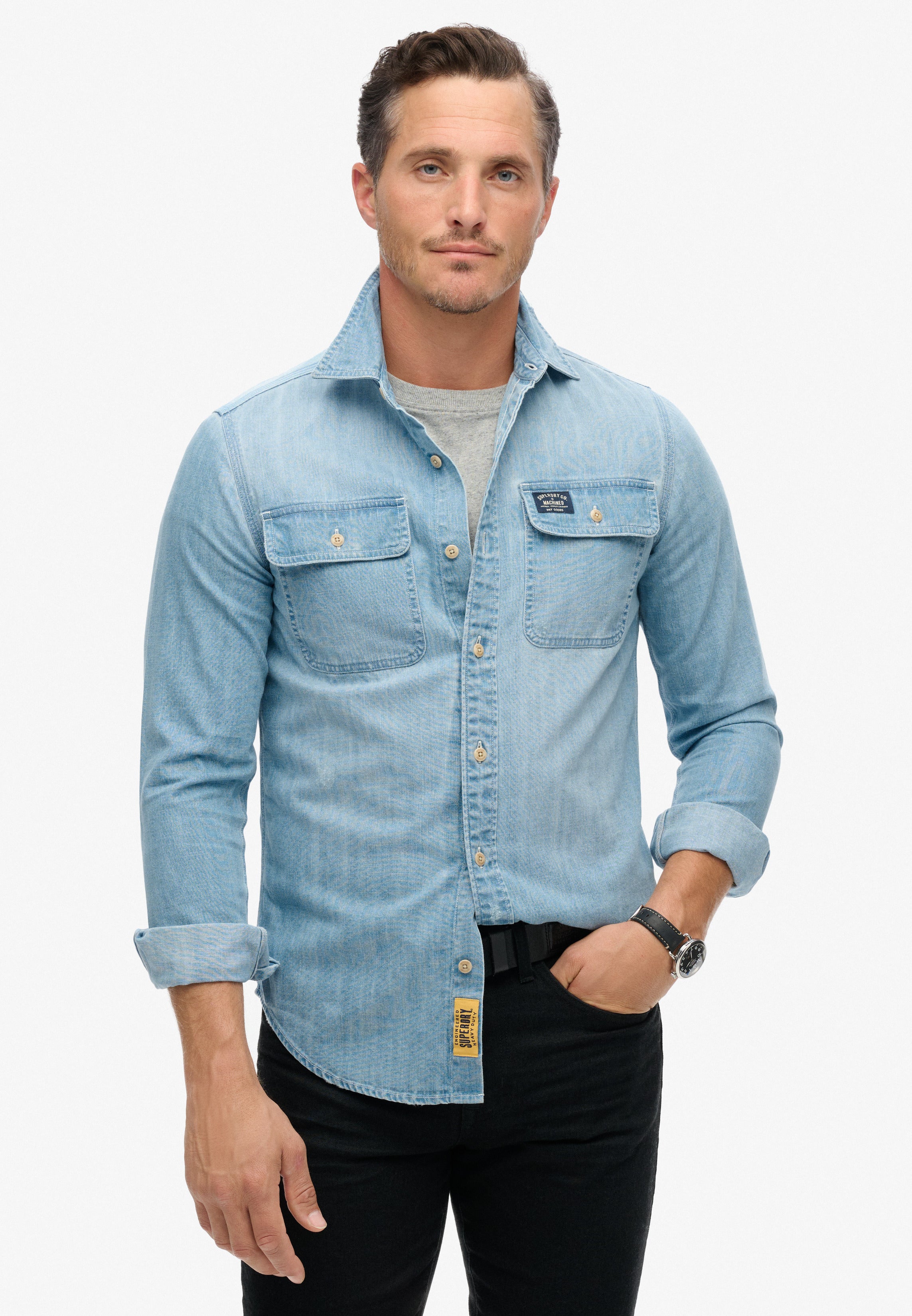 Embroidered Workwear Shirt