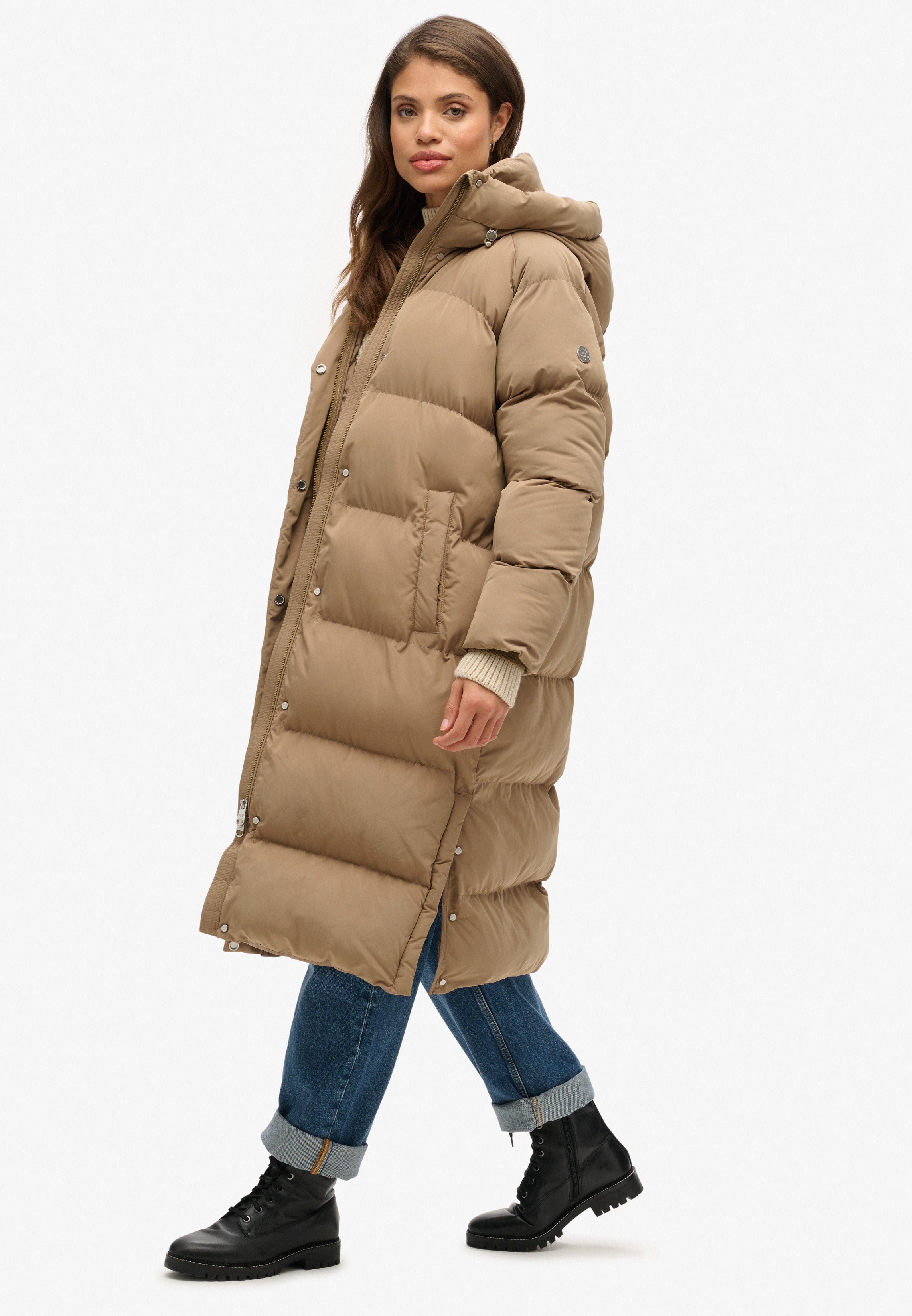 Longline Hooded Puffer Coat