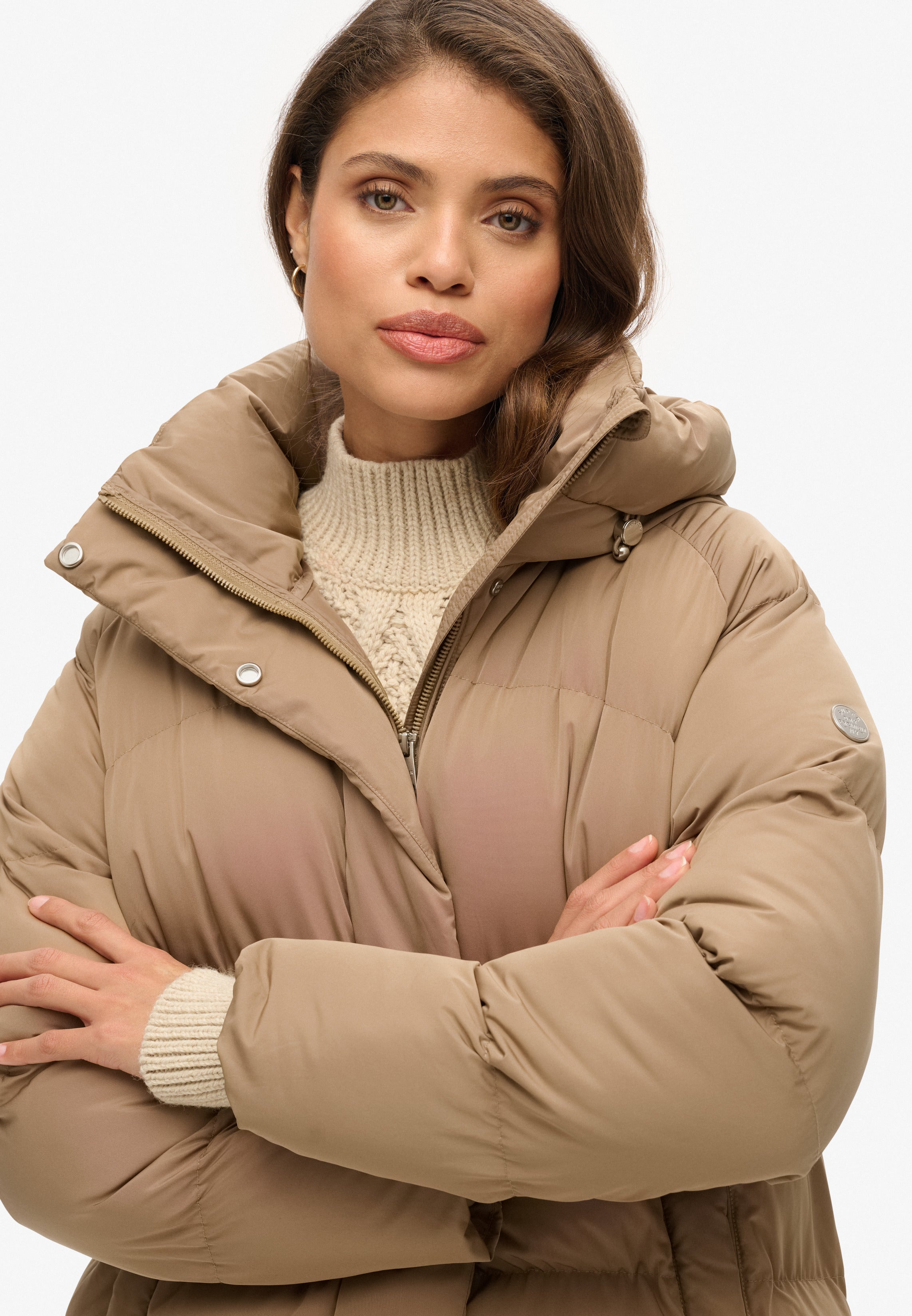 Longline Hooded Puffer Coat