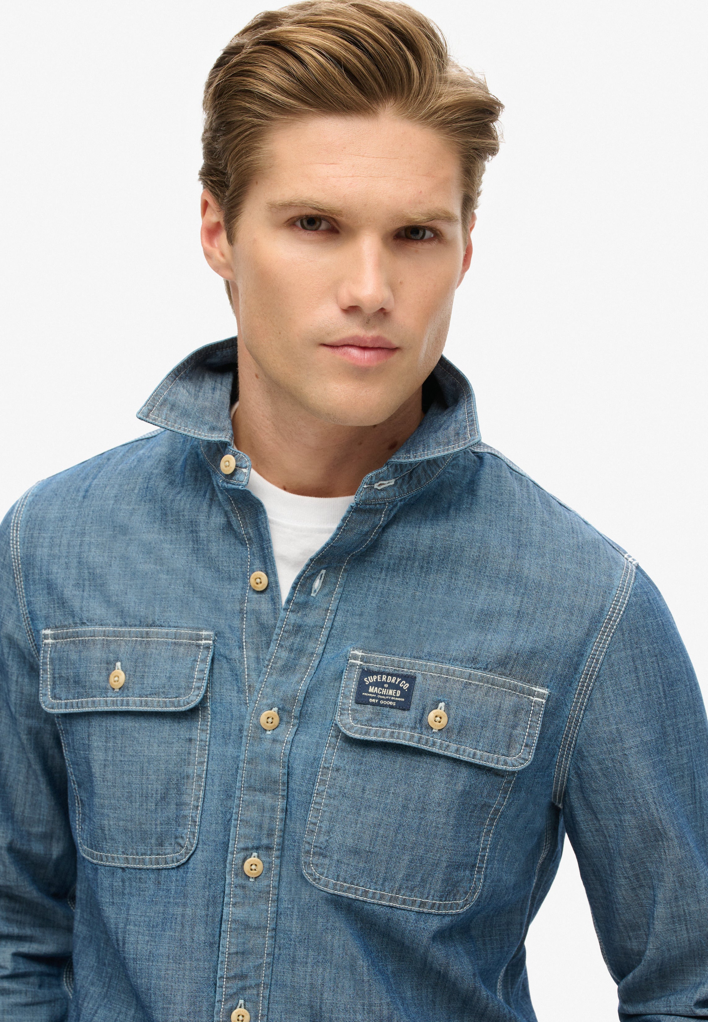 Cotton Workwear Long Sleeve Shirt