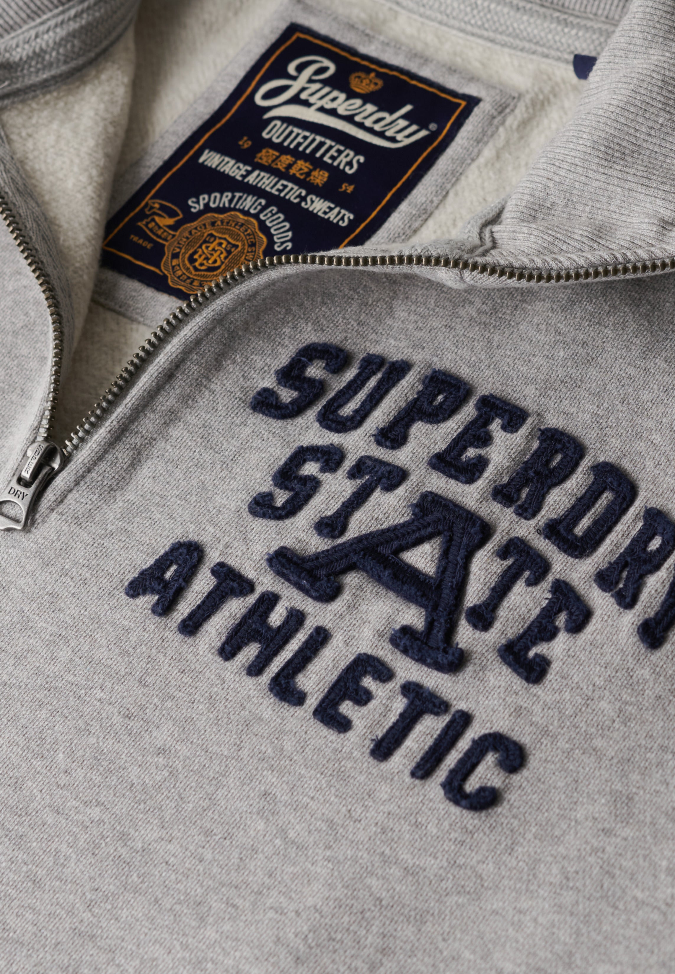 Vintage Athletic Zip Half-Zip Jumper