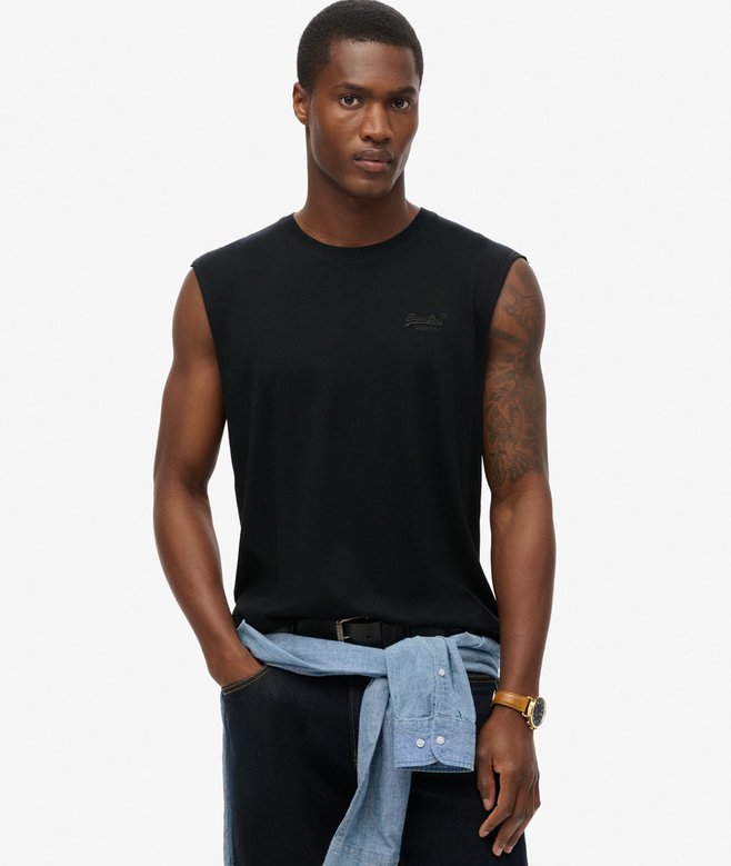 Organic Cotton Essential Logo Tank Top