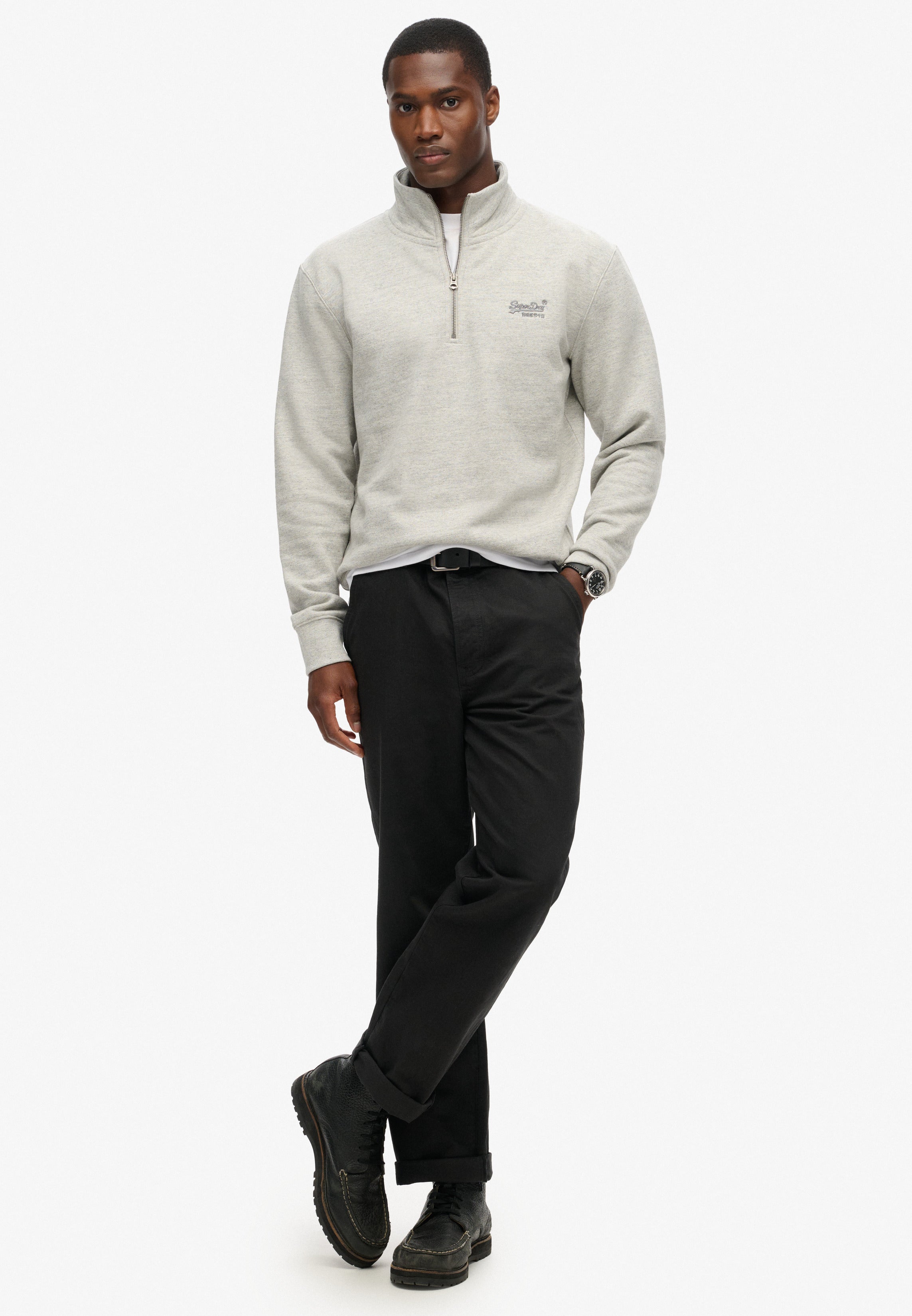 Essential Logo Half Zip Sweatshirt