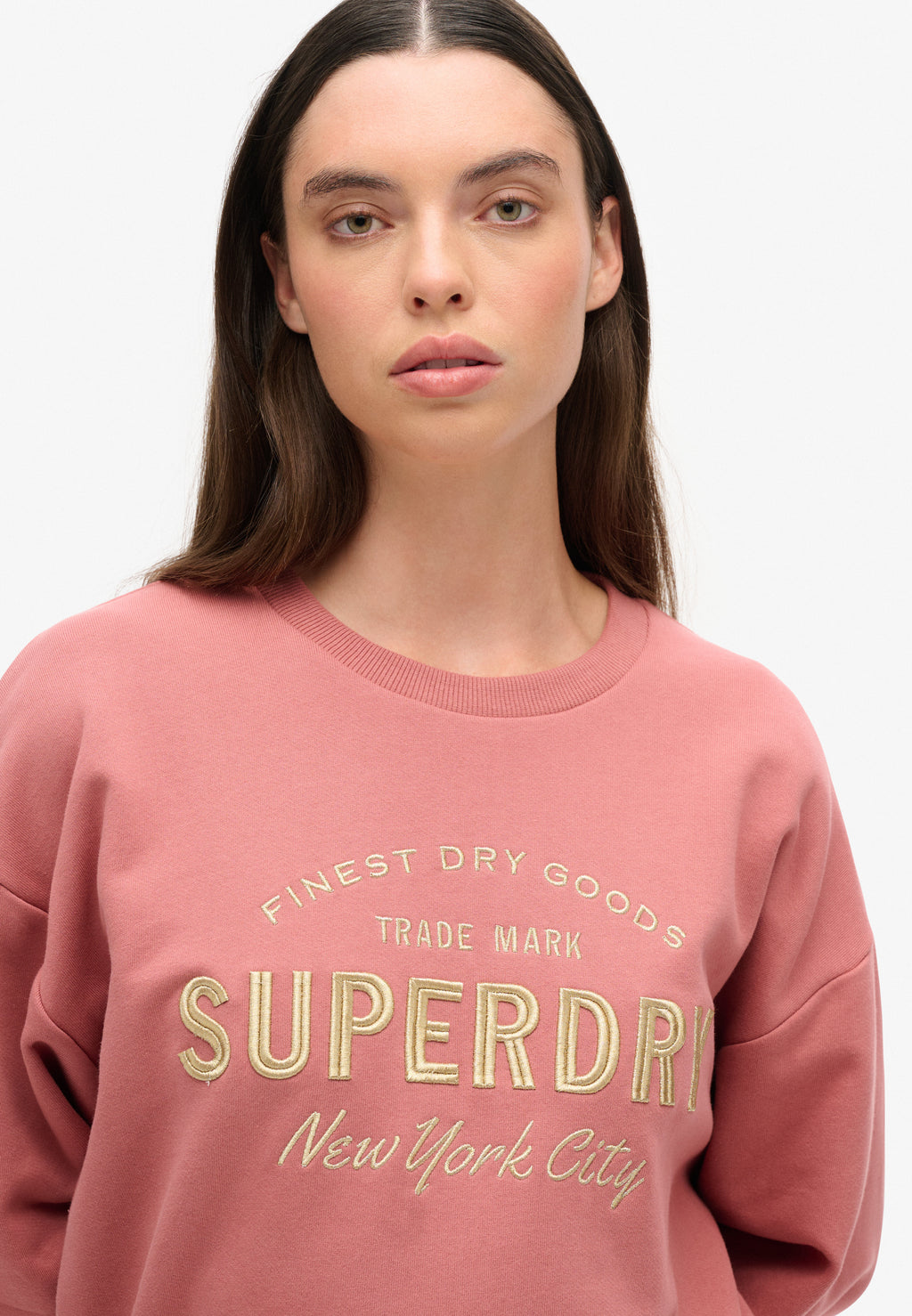 Luxe Metallic Logo Sweat Dress