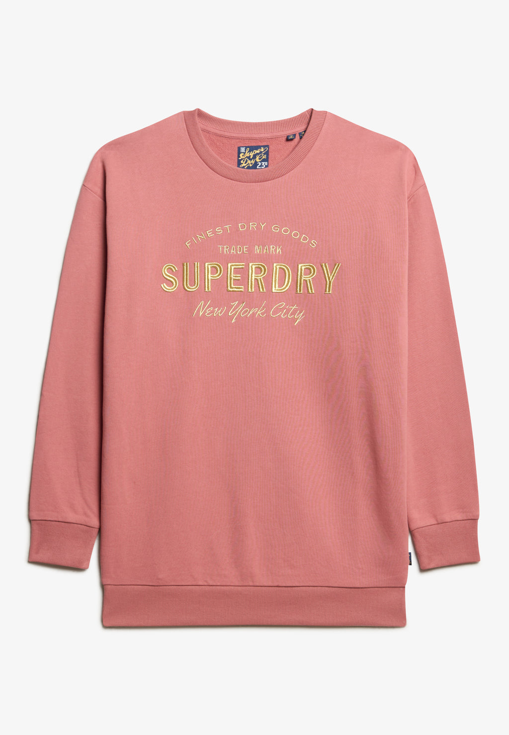 Luxe Metallic Logo Sweat Dress