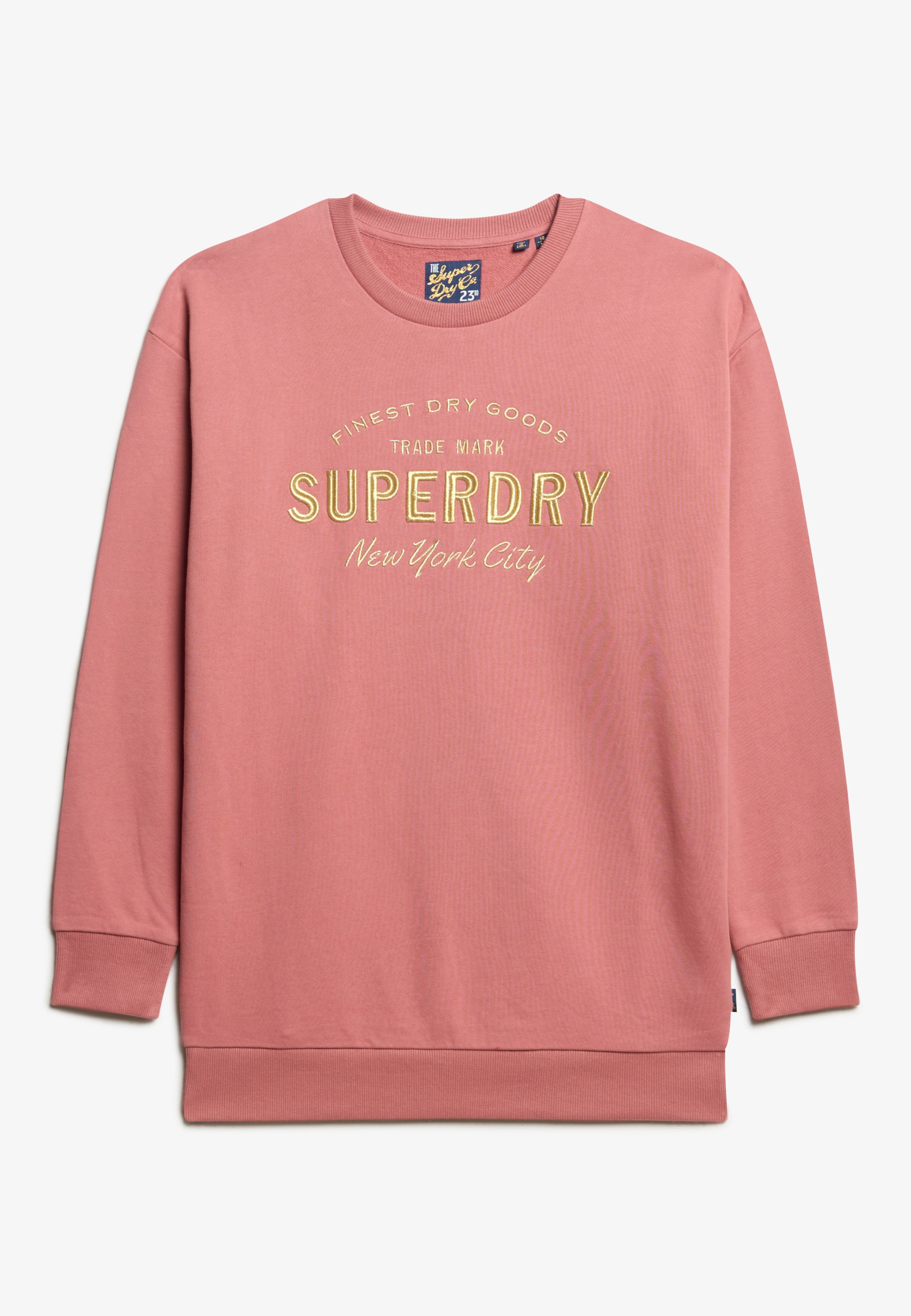 Luxe Metallic Logo Sweat Dress