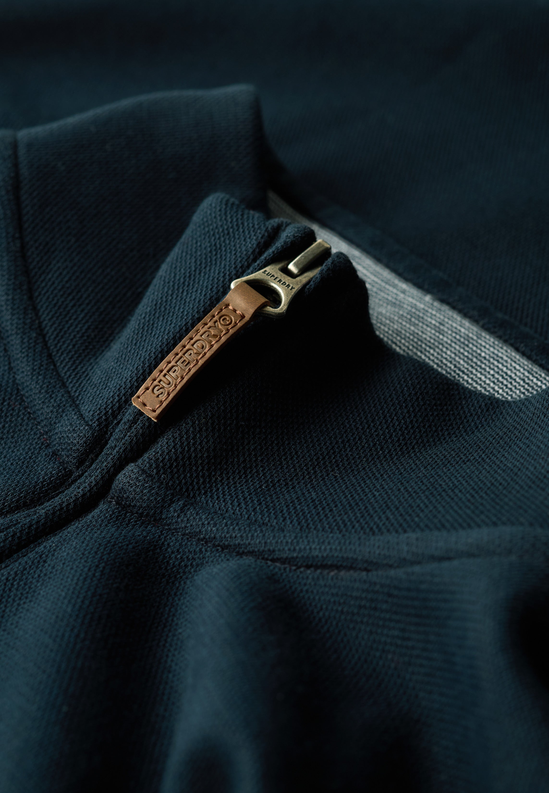 Core Pique Half Zip Sweatshirt