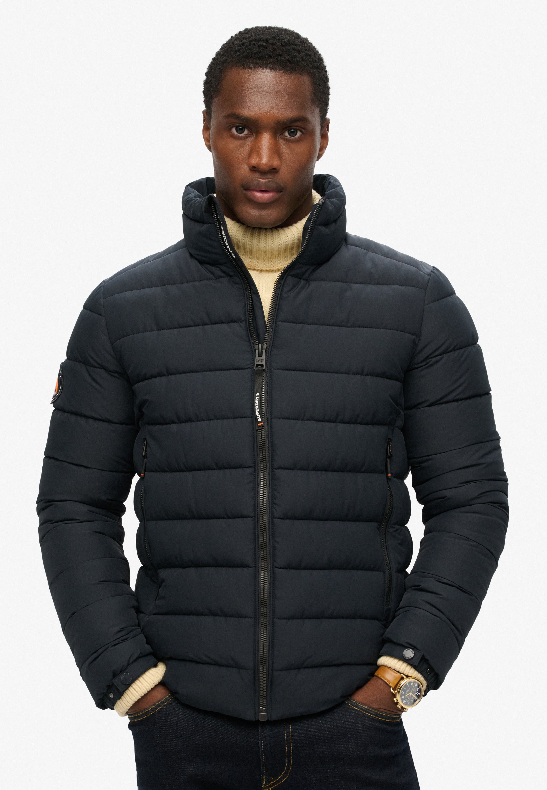 Fuji Embroidered Padded Jacket