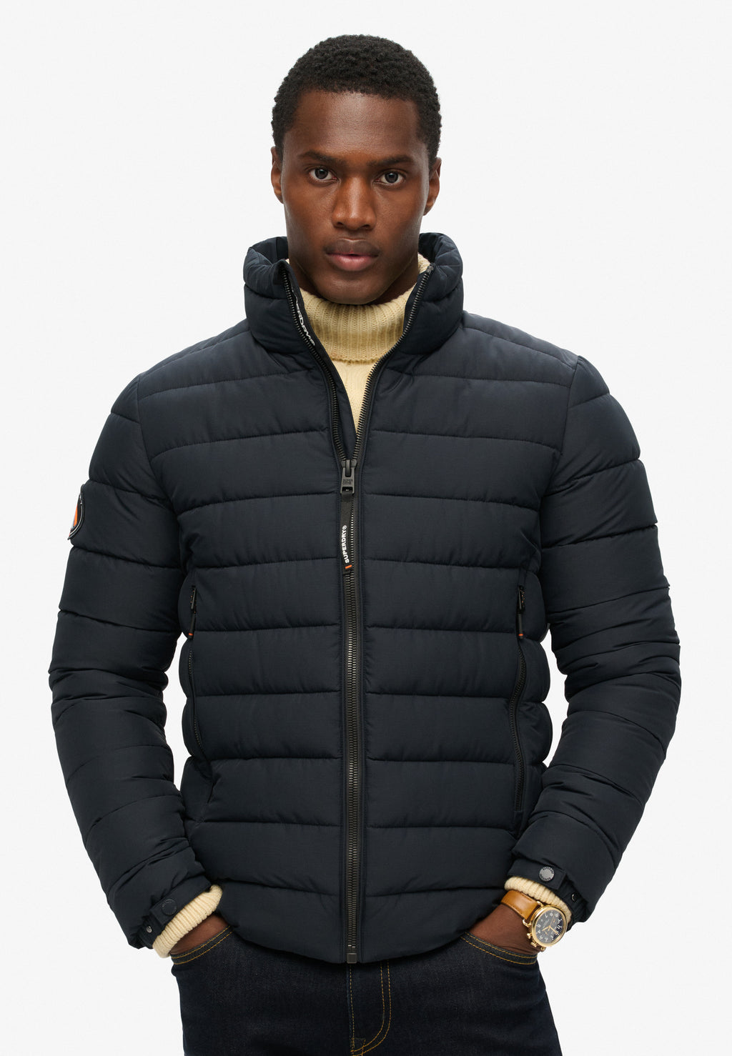 Fuji Embroidered Padded Jacket
