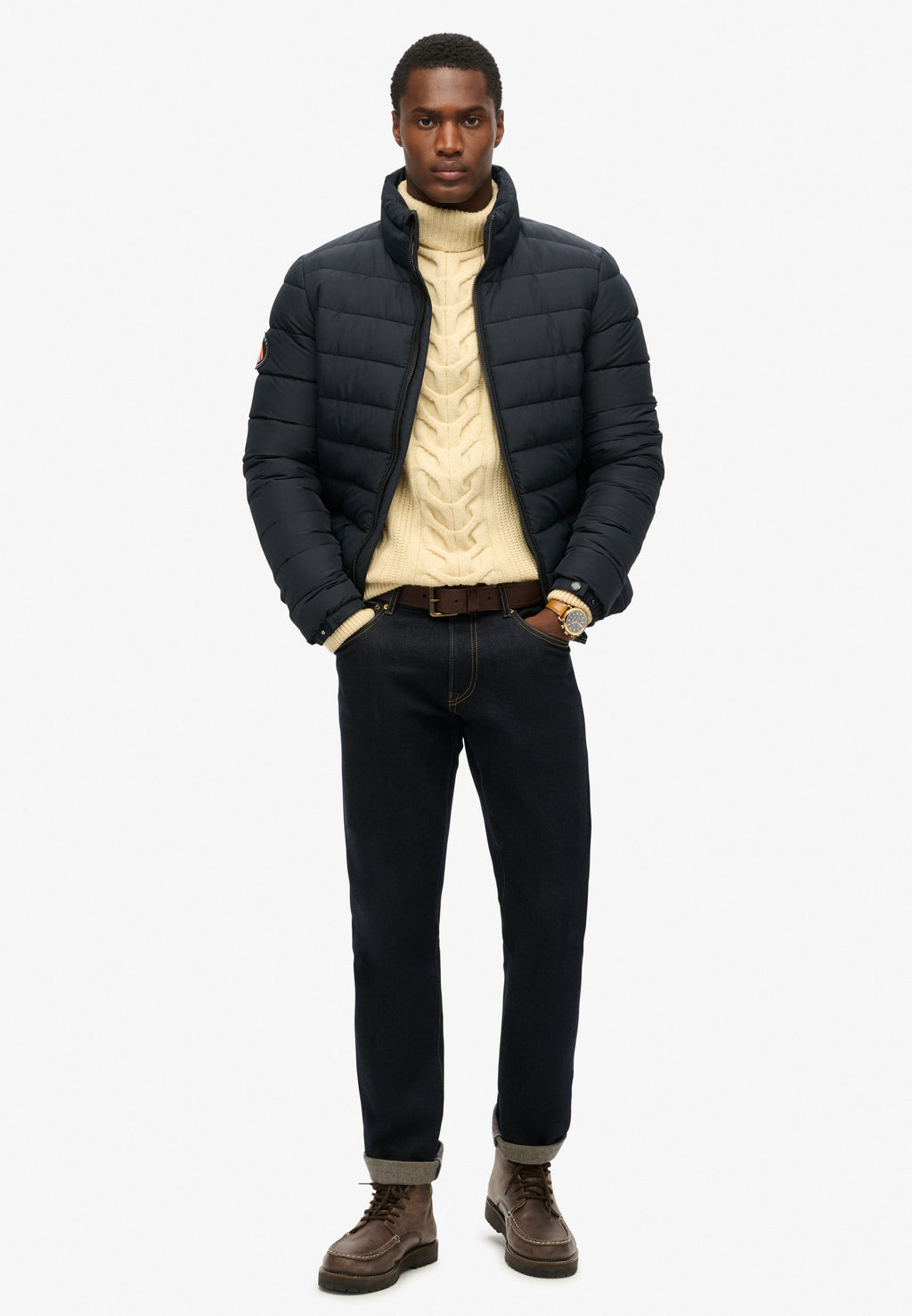 Fuji Embroidered Padded Jacket