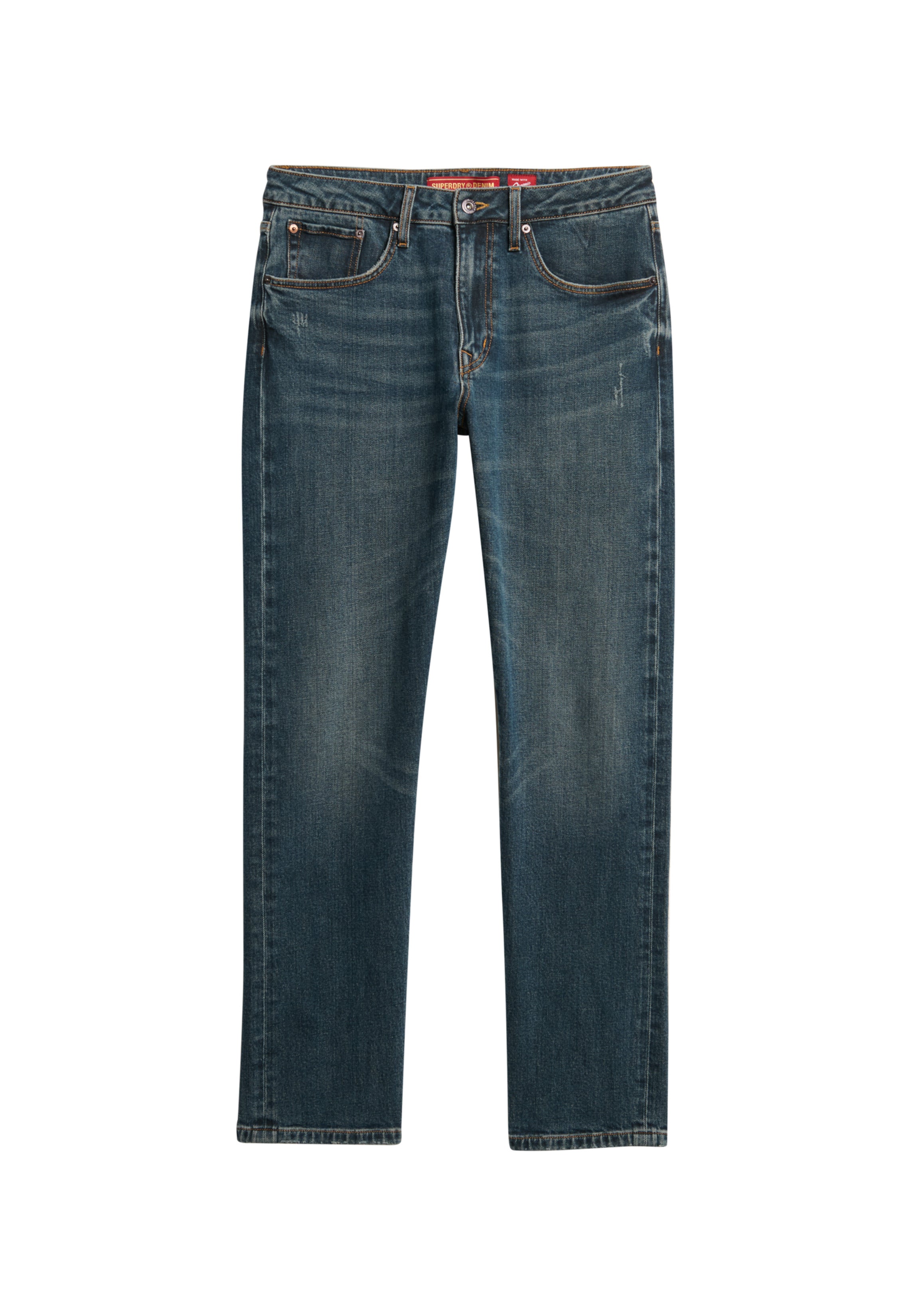 Organic Cotton Vintage Slim Straight Jeans