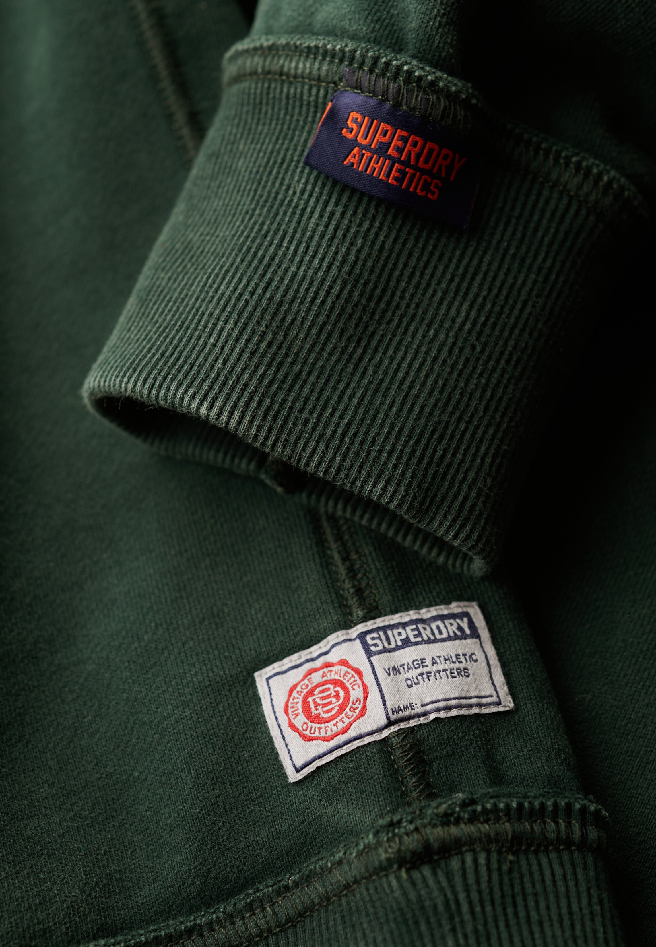 Vintage Athletic Half Button Jumper