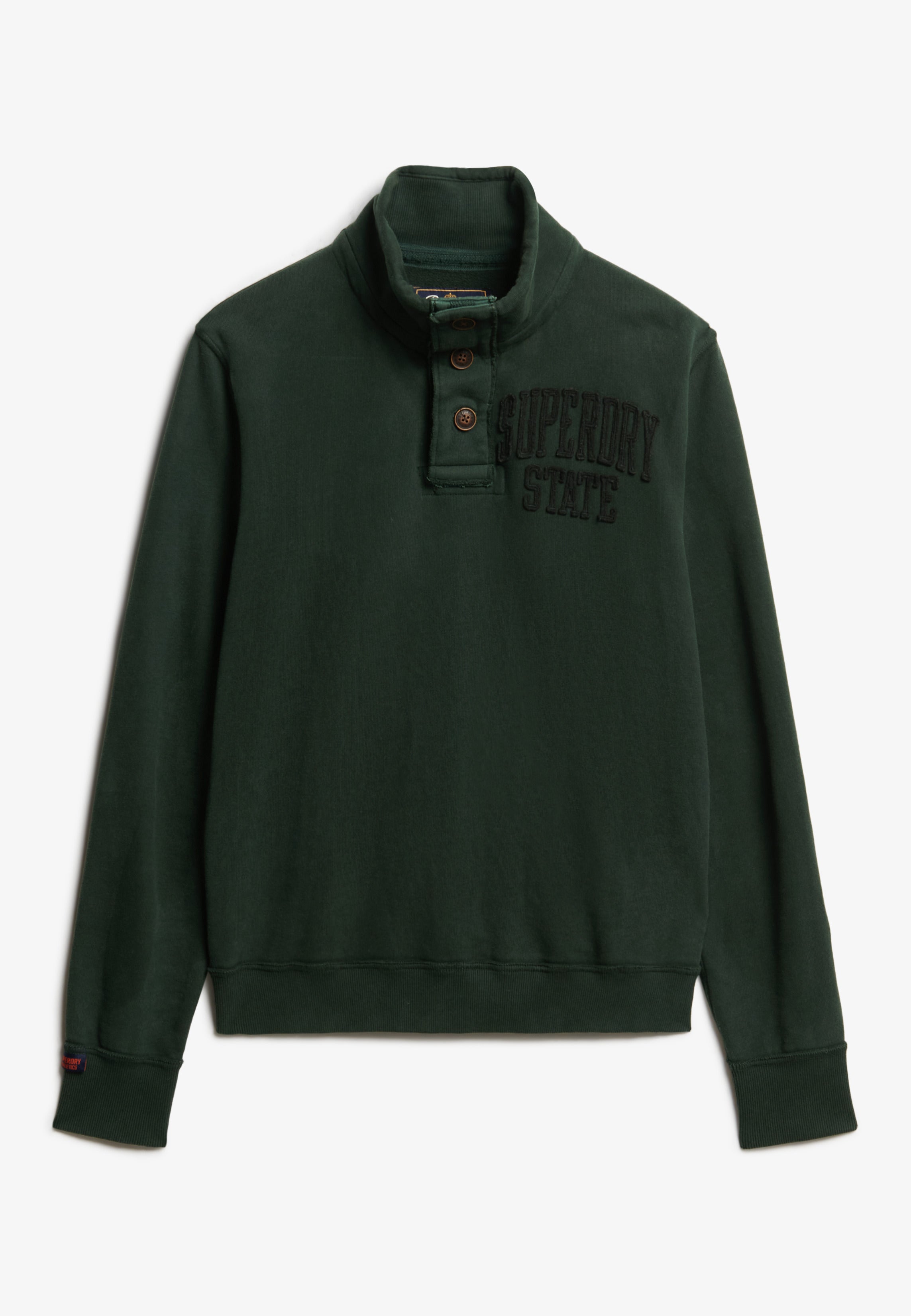Vintage Athletic Half Button Jumper