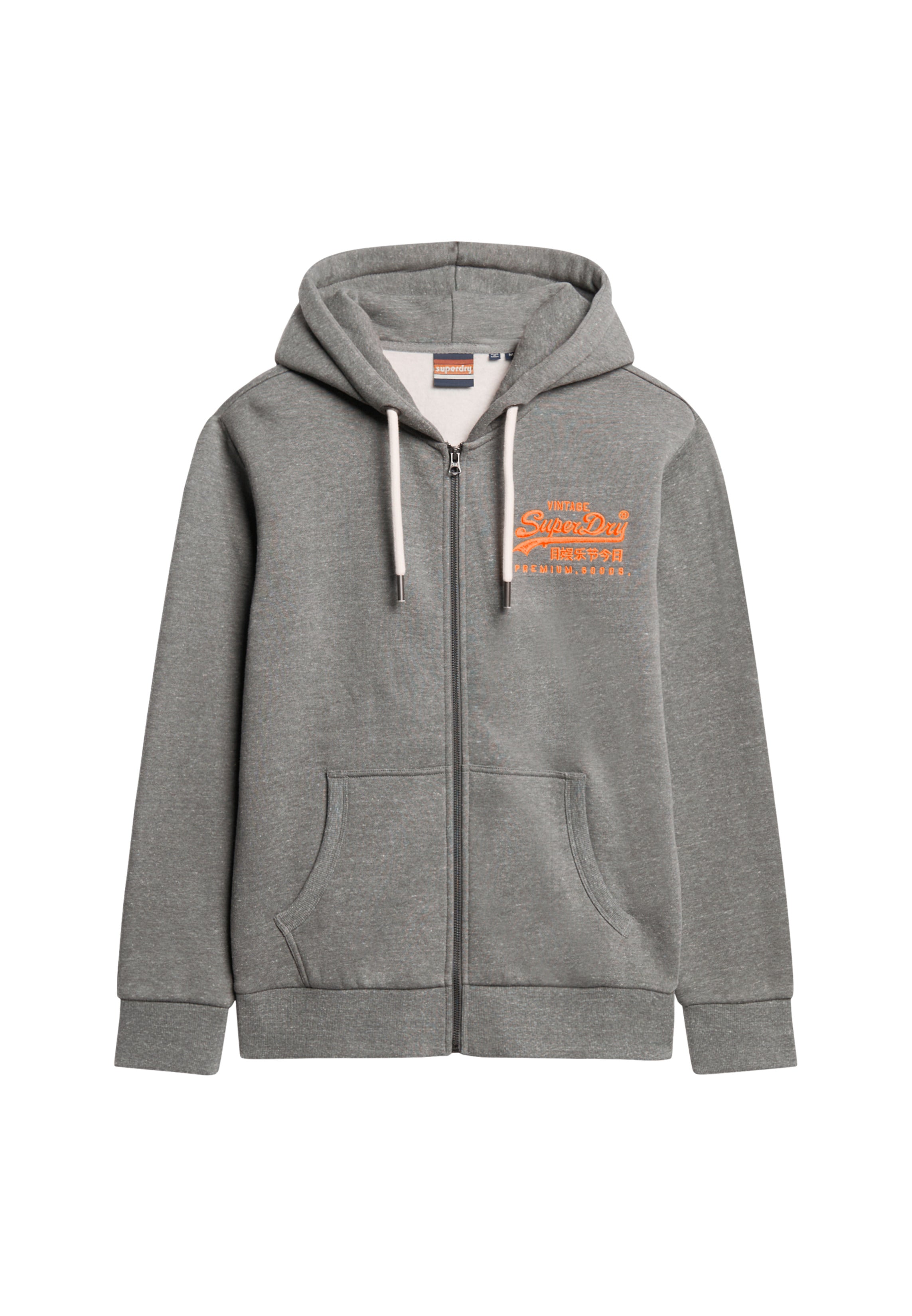 Neon Vintage Logo Graphic Zip Hoodie