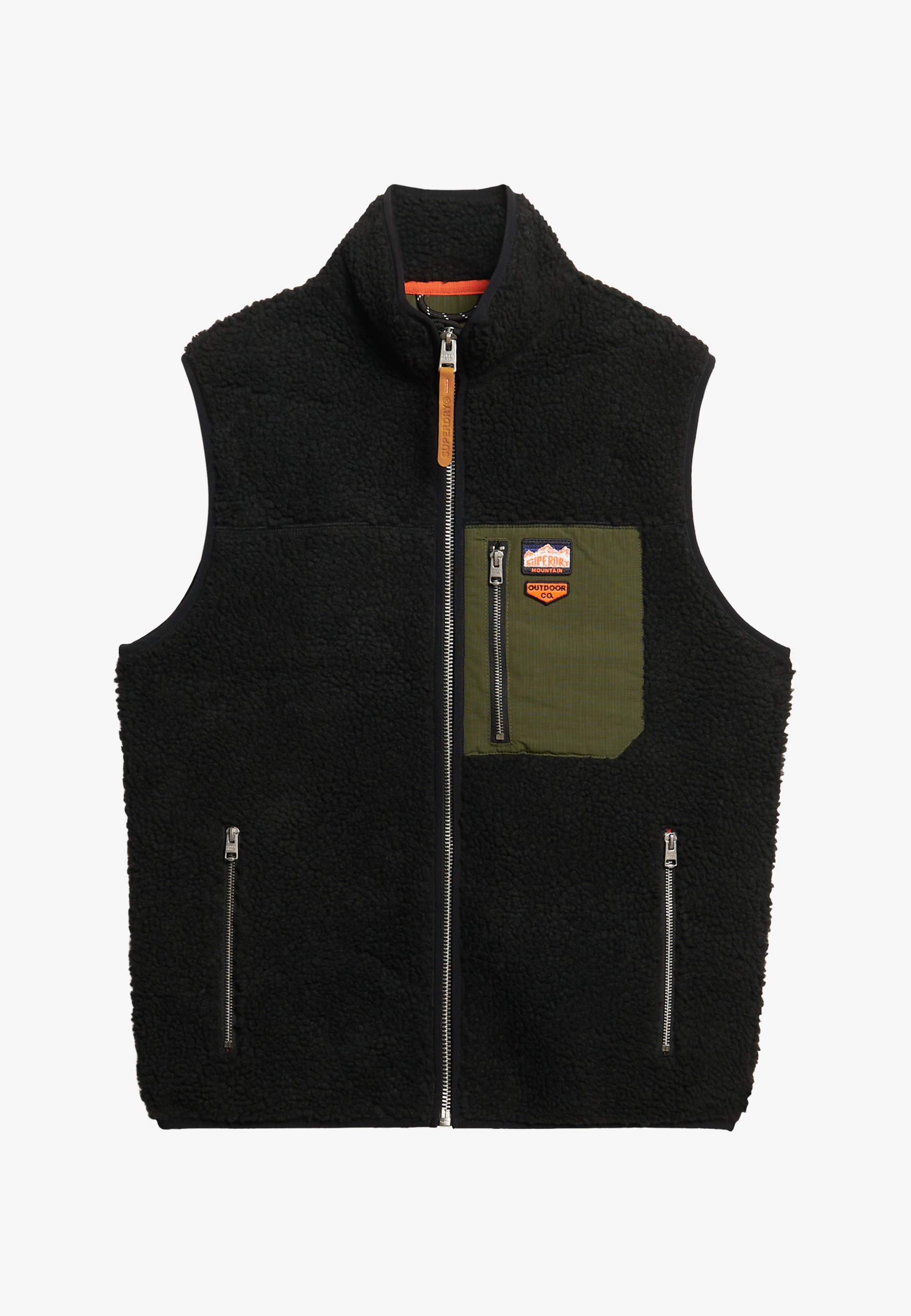 Vintage Retro Borg Fleece Gilet