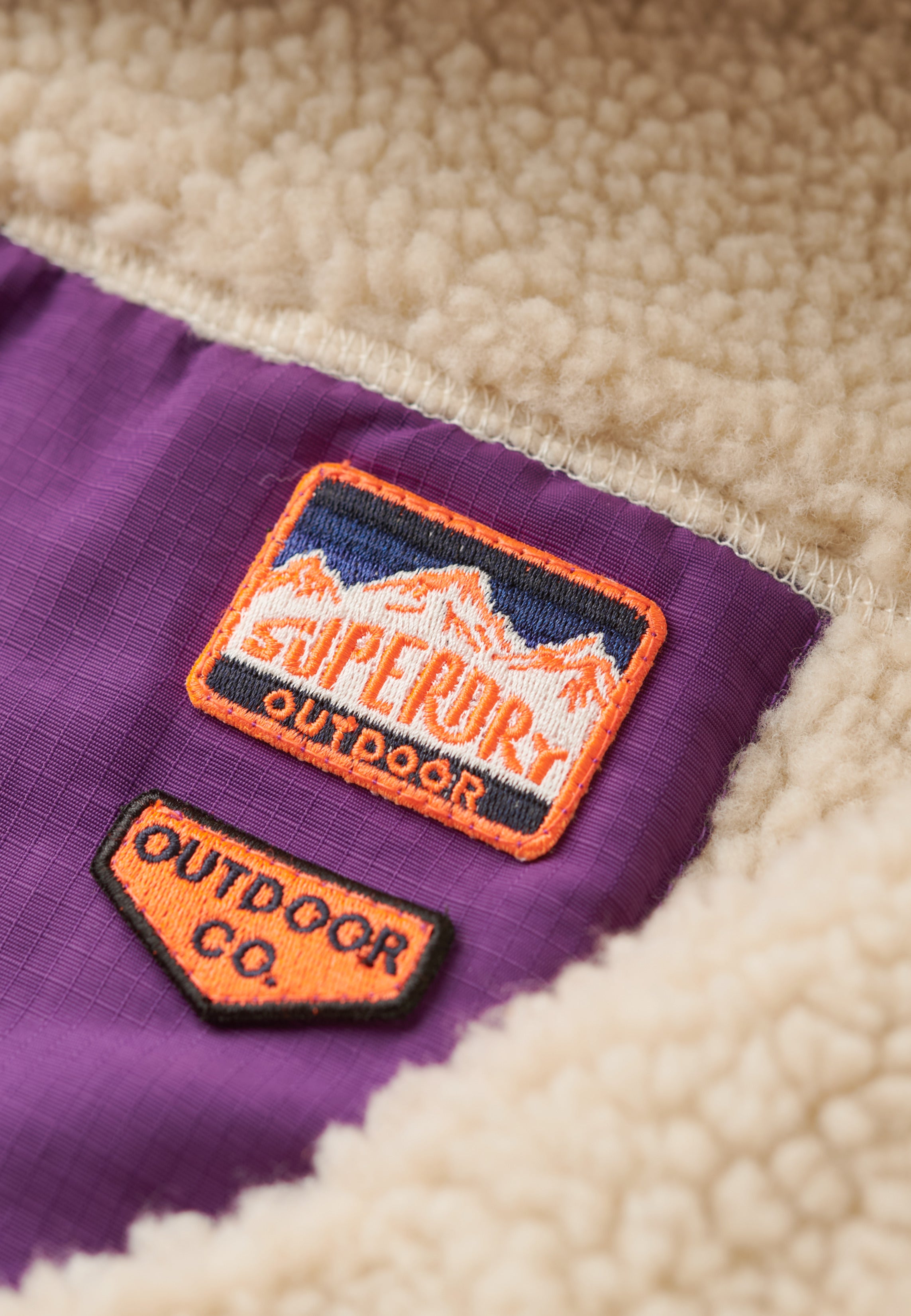 Vintage Retro Half Zip Fleece Jumper