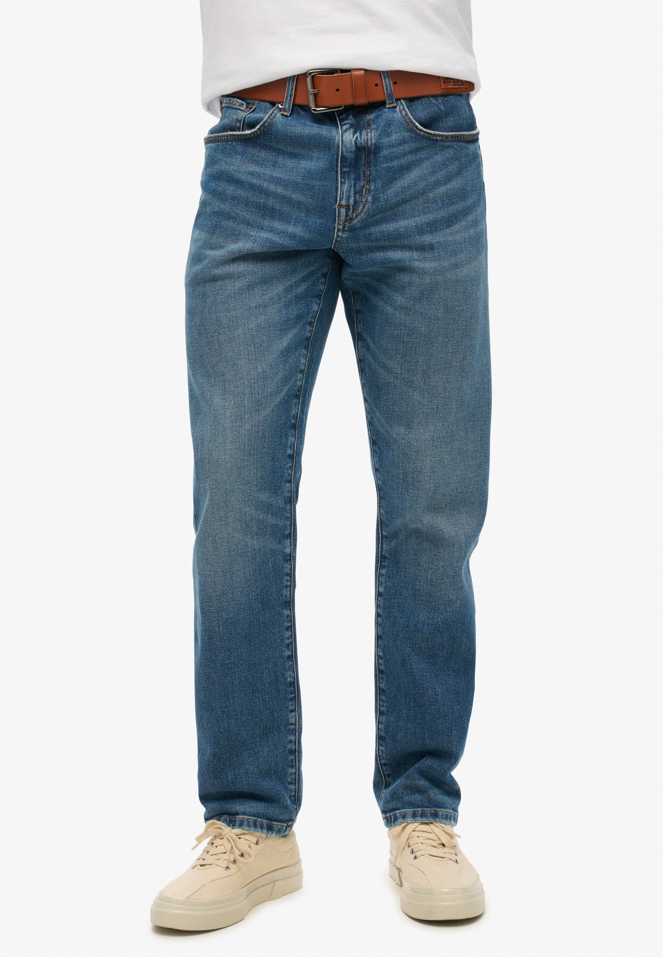 Organic Cotton Vintage Slim Straight Jeans