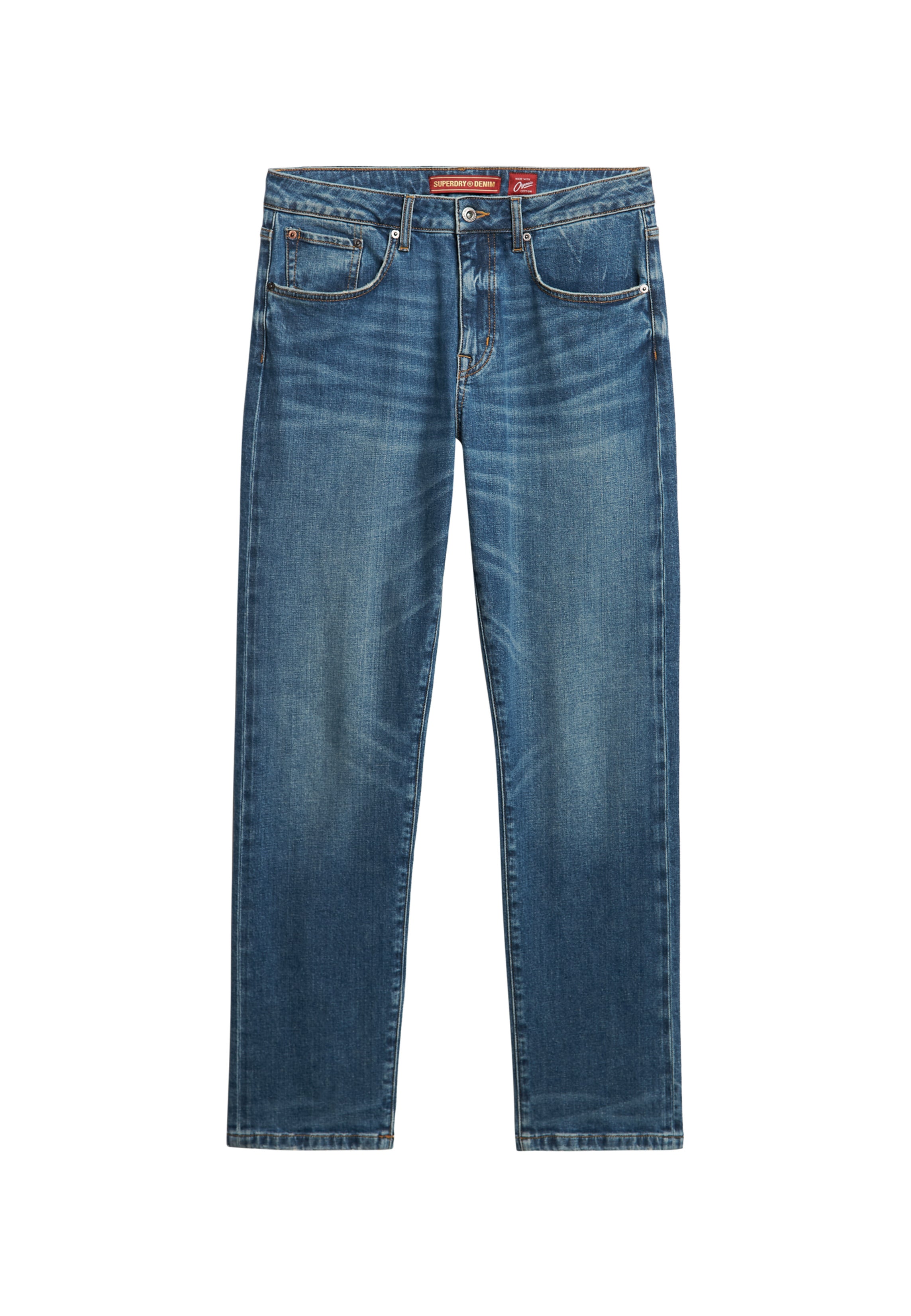 Organic Cotton Vintage Slim Straight Jeans