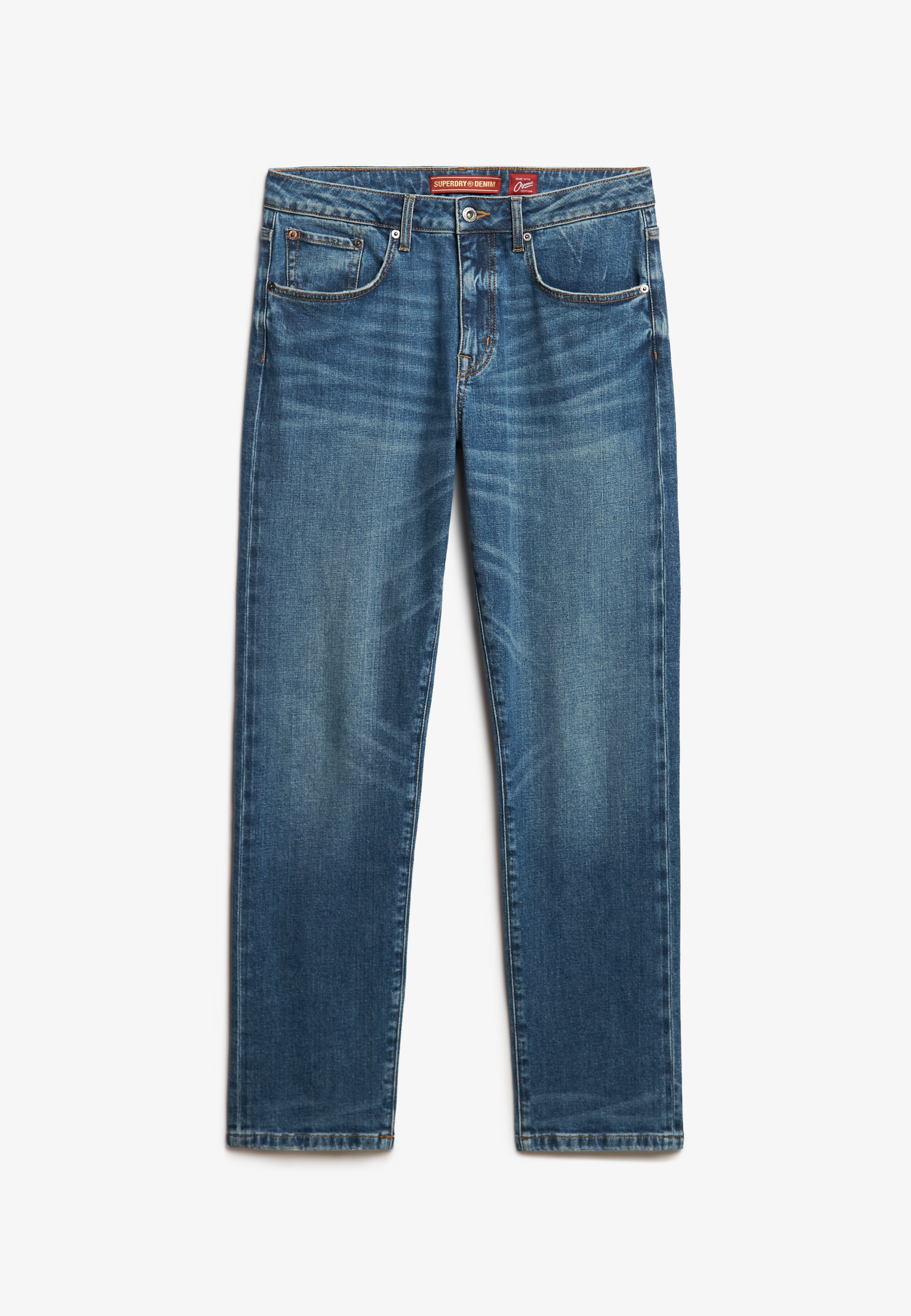 Organic Cotton Vintage Slim Straight Jeans