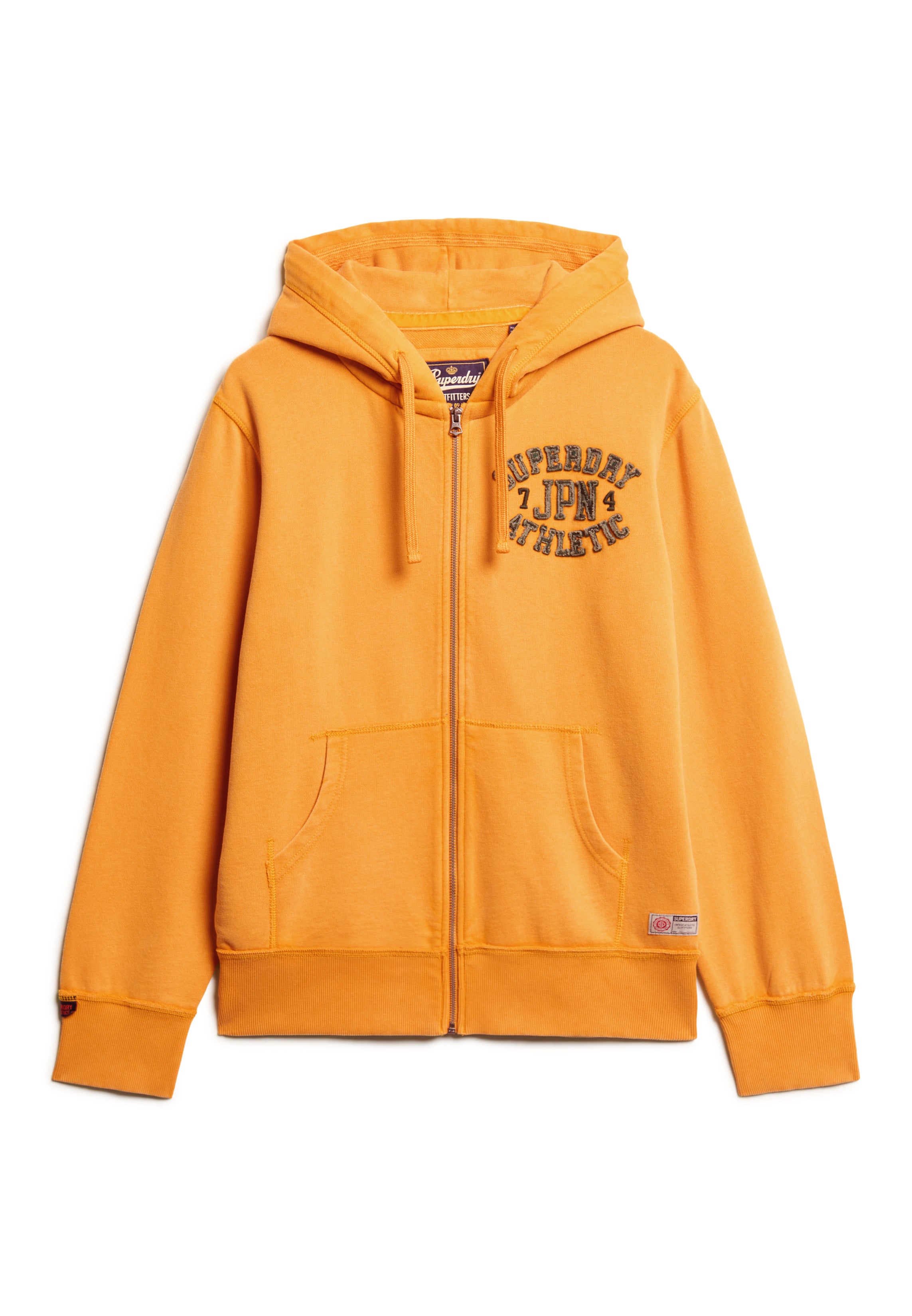 Vintage Athletic Zip Hoodie